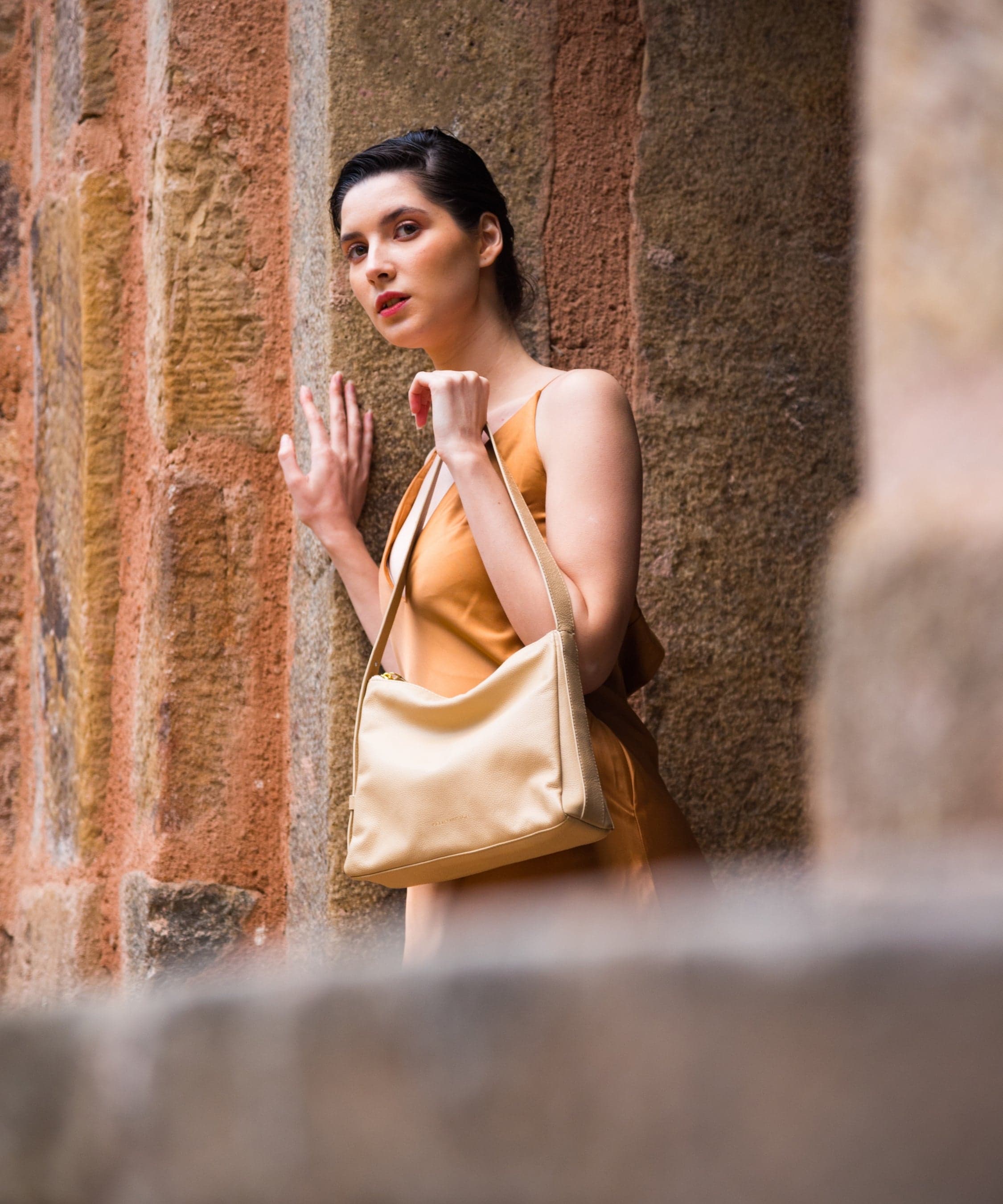 EMMY SHOULDER BAG - BEIGE, a product by Kelby Huston