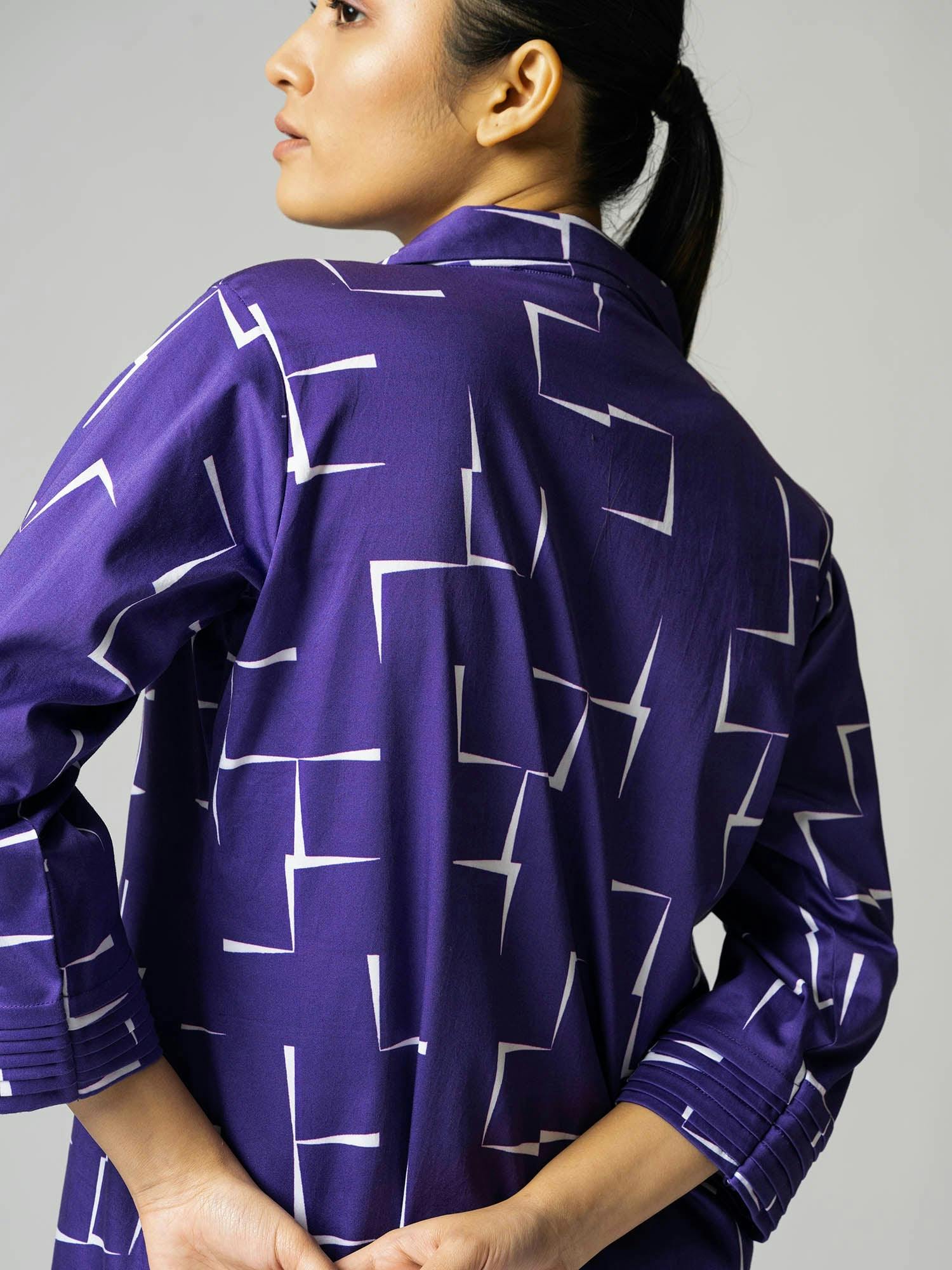 Thumbnail preview #3 for Brick Purple Shirt