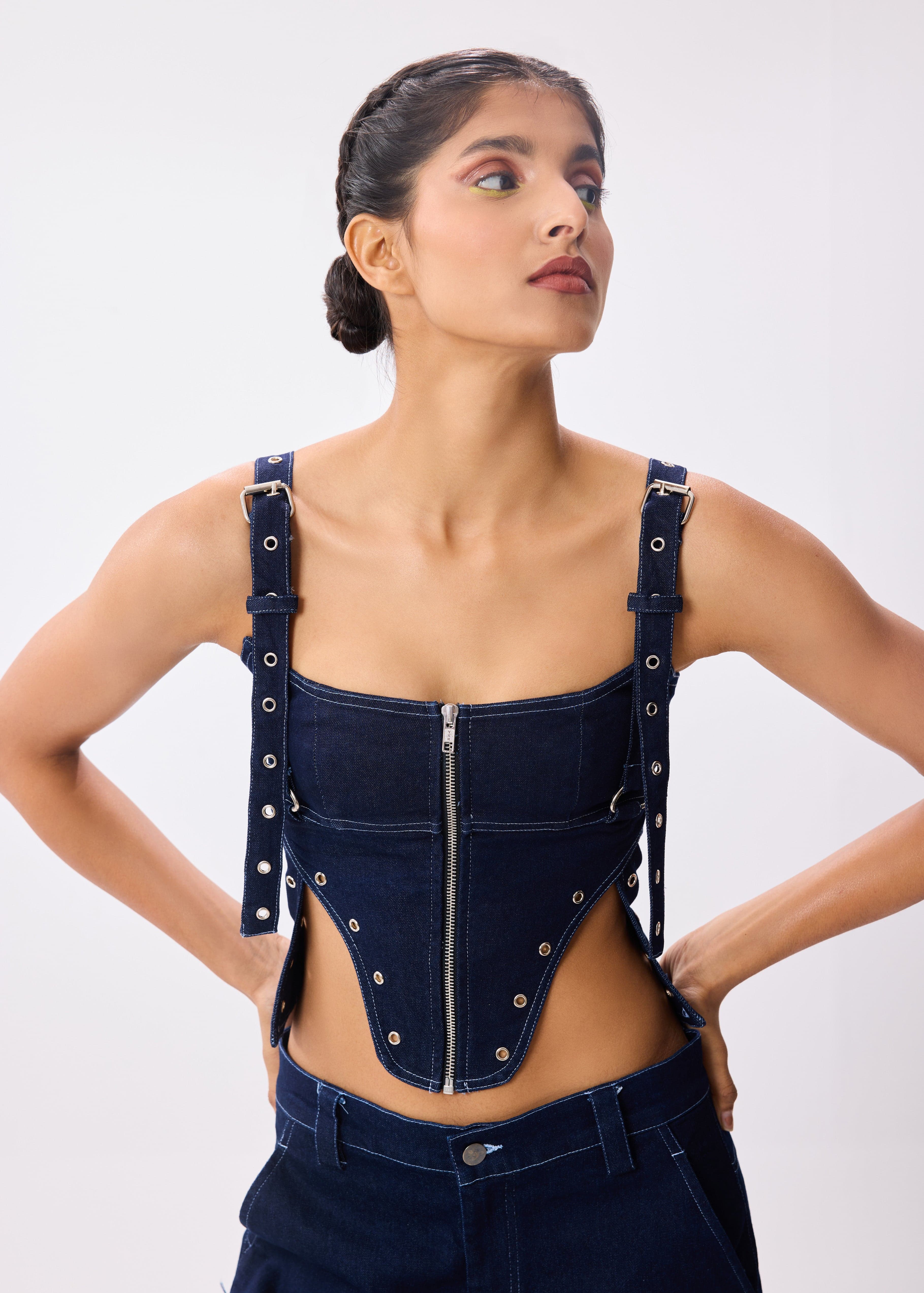 Buckle Up Corset Top, a product by Thnwhn