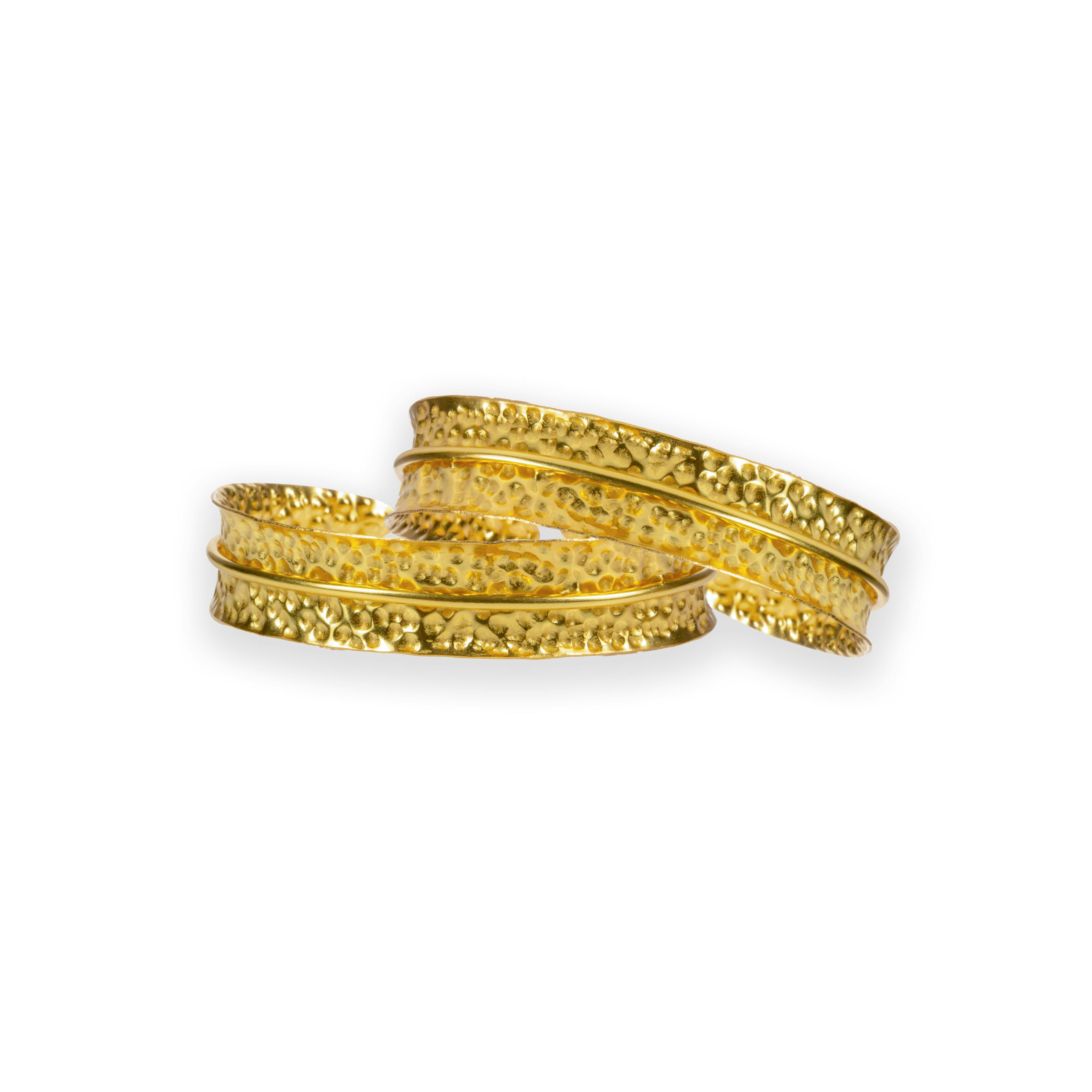 Thumbnail preview #1 for DIRA BANGLE PLAIN GOLD 