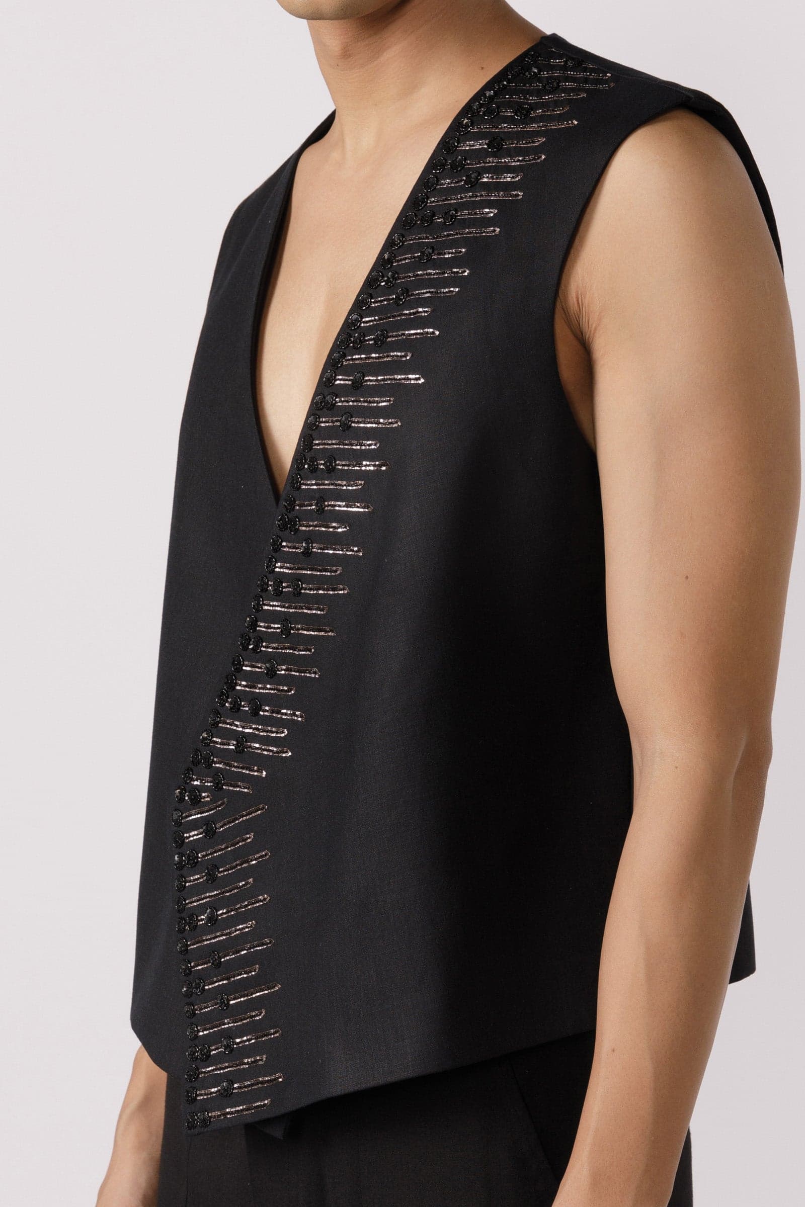 Thumbnail preview #2 for Embroidered vest
