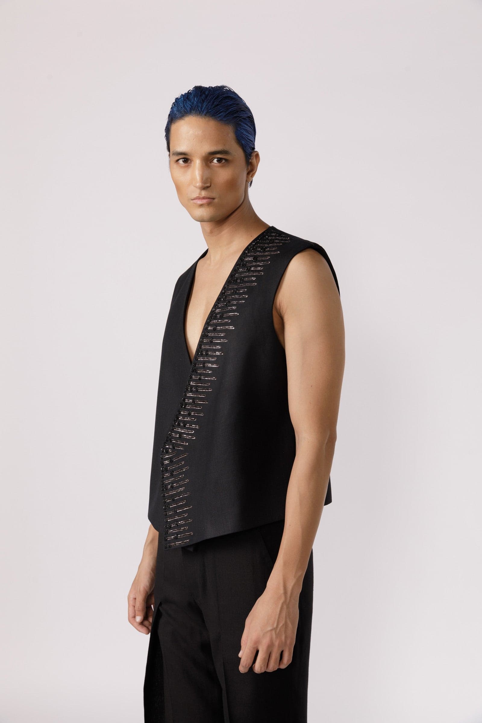 Thumbnail preview #3 for Embroidered vest