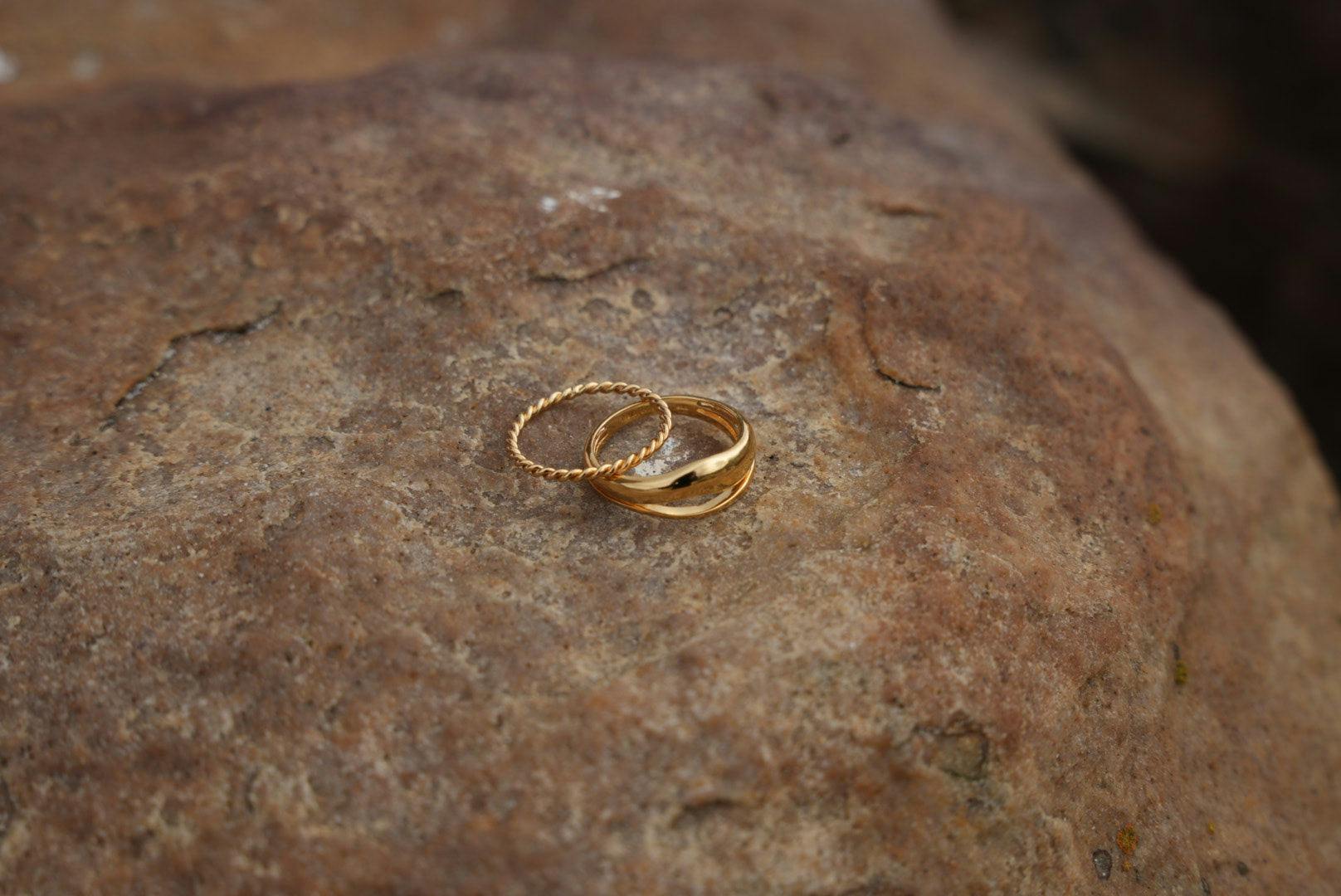 Thumbnail preview #3 for Saya Ring Gold Plated