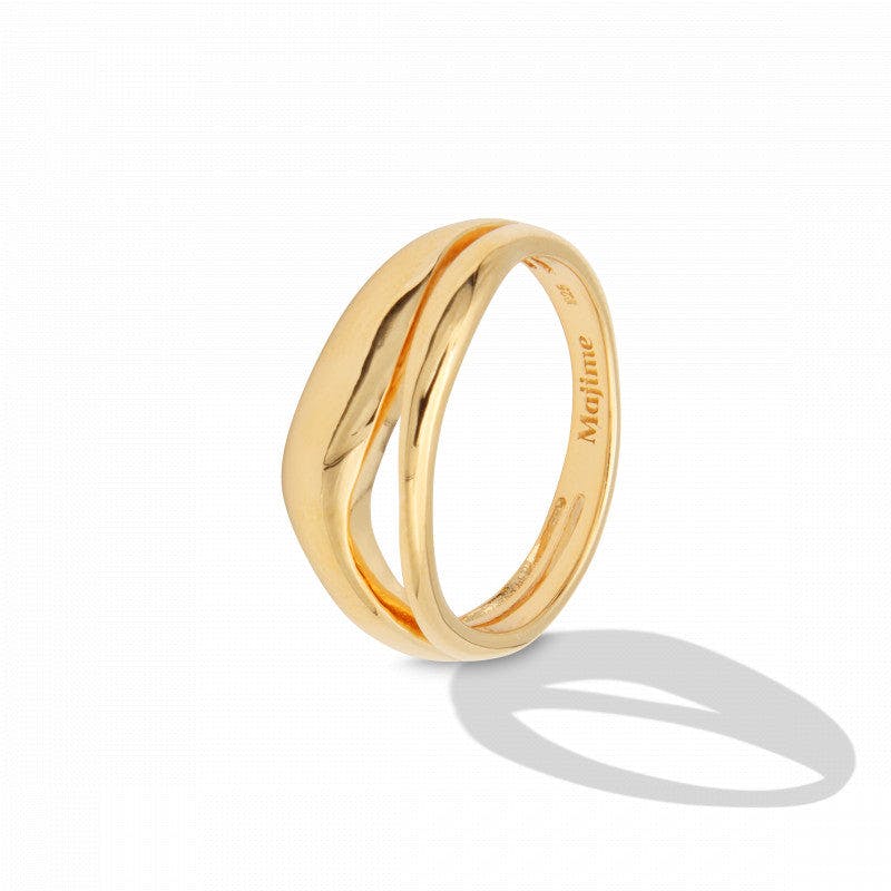 Thumbnail preview #2 for Saya Ring Gold Plated