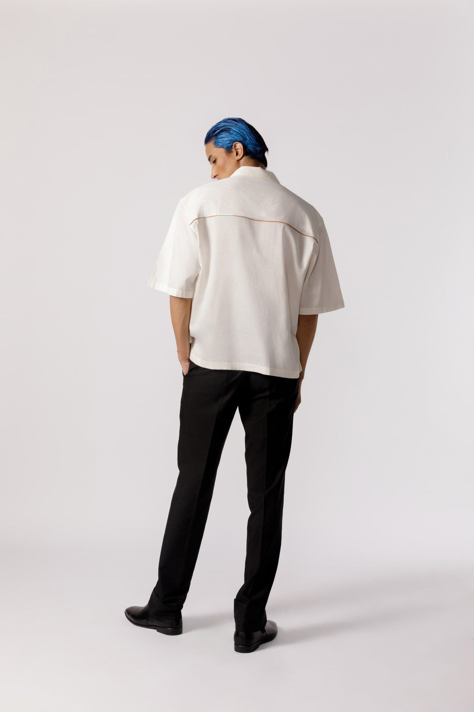 Thumbnail preview #3 for Half placket casual shirt