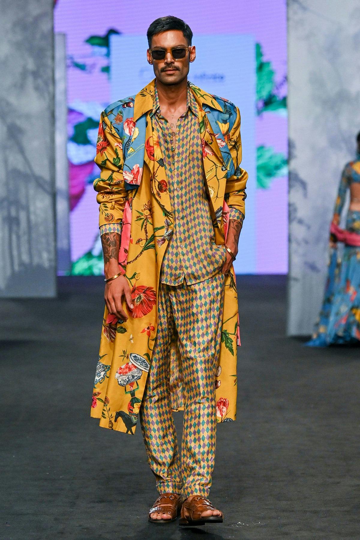 Printed Trench Coat, a product by Mahima Mahajan