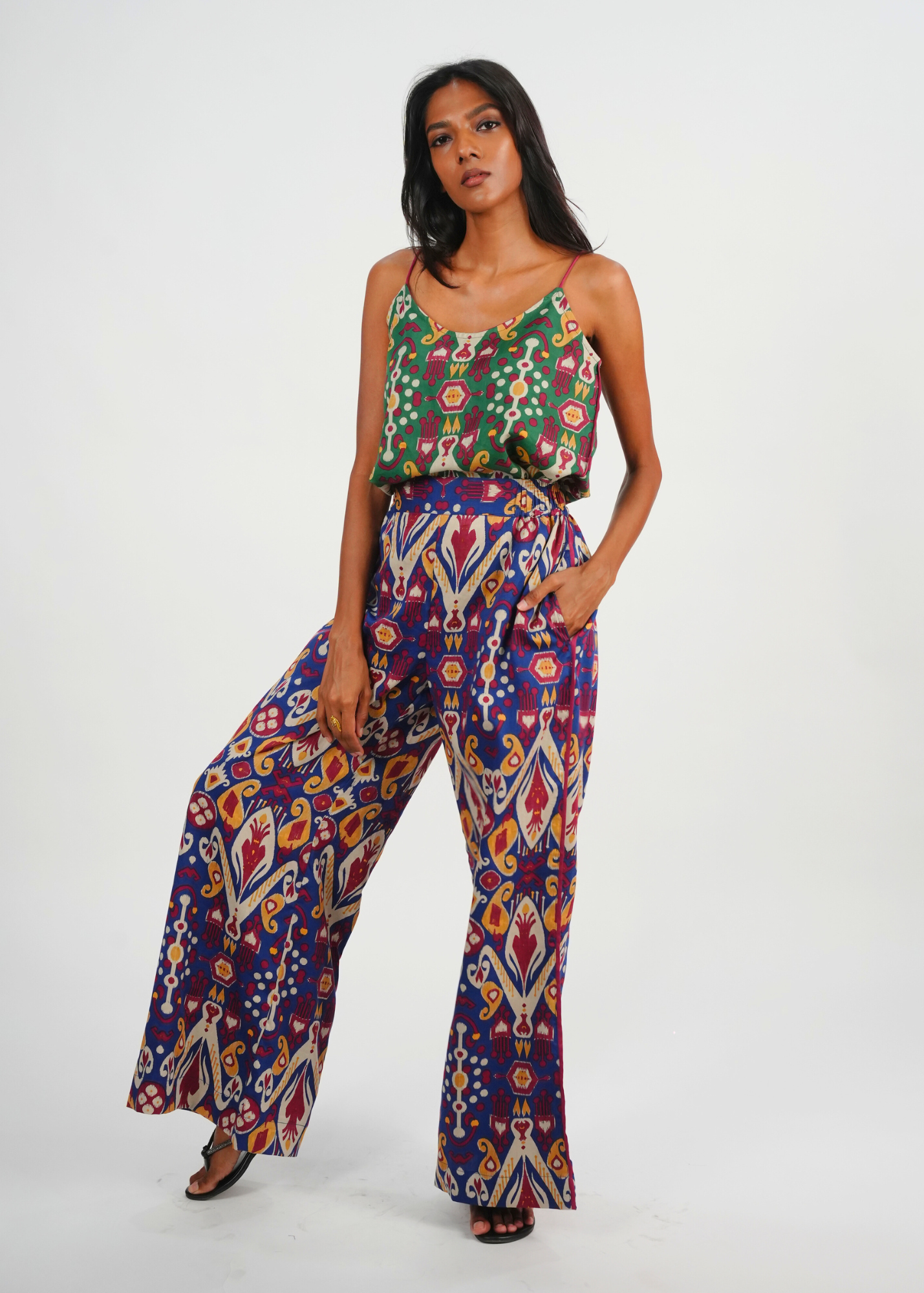 Thumbnail preview #5 for Chhaya Wide Leg Pant - Majorelle Bazaar