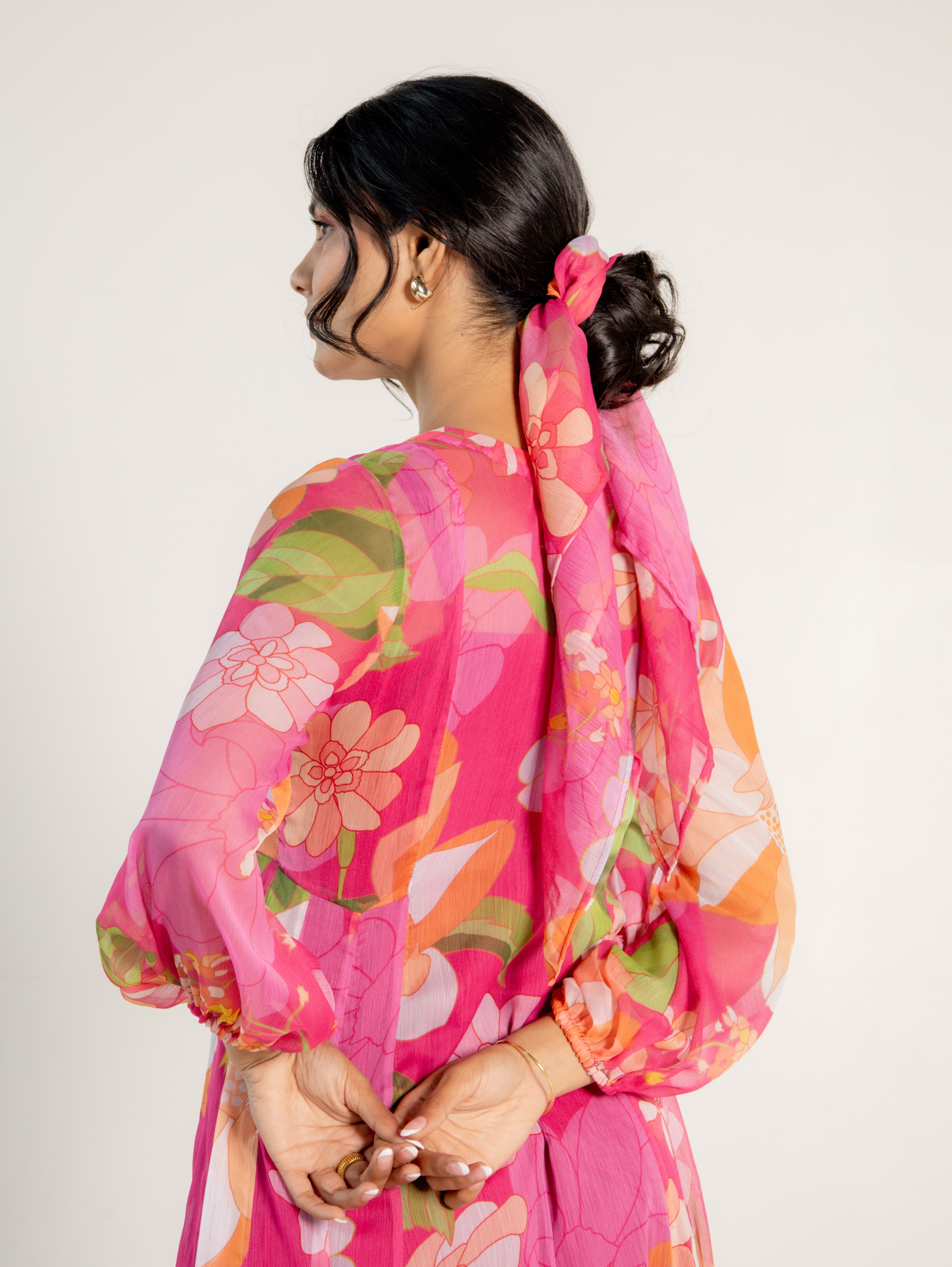 Thumbnail preview #2 for FUSCHIA KURTA