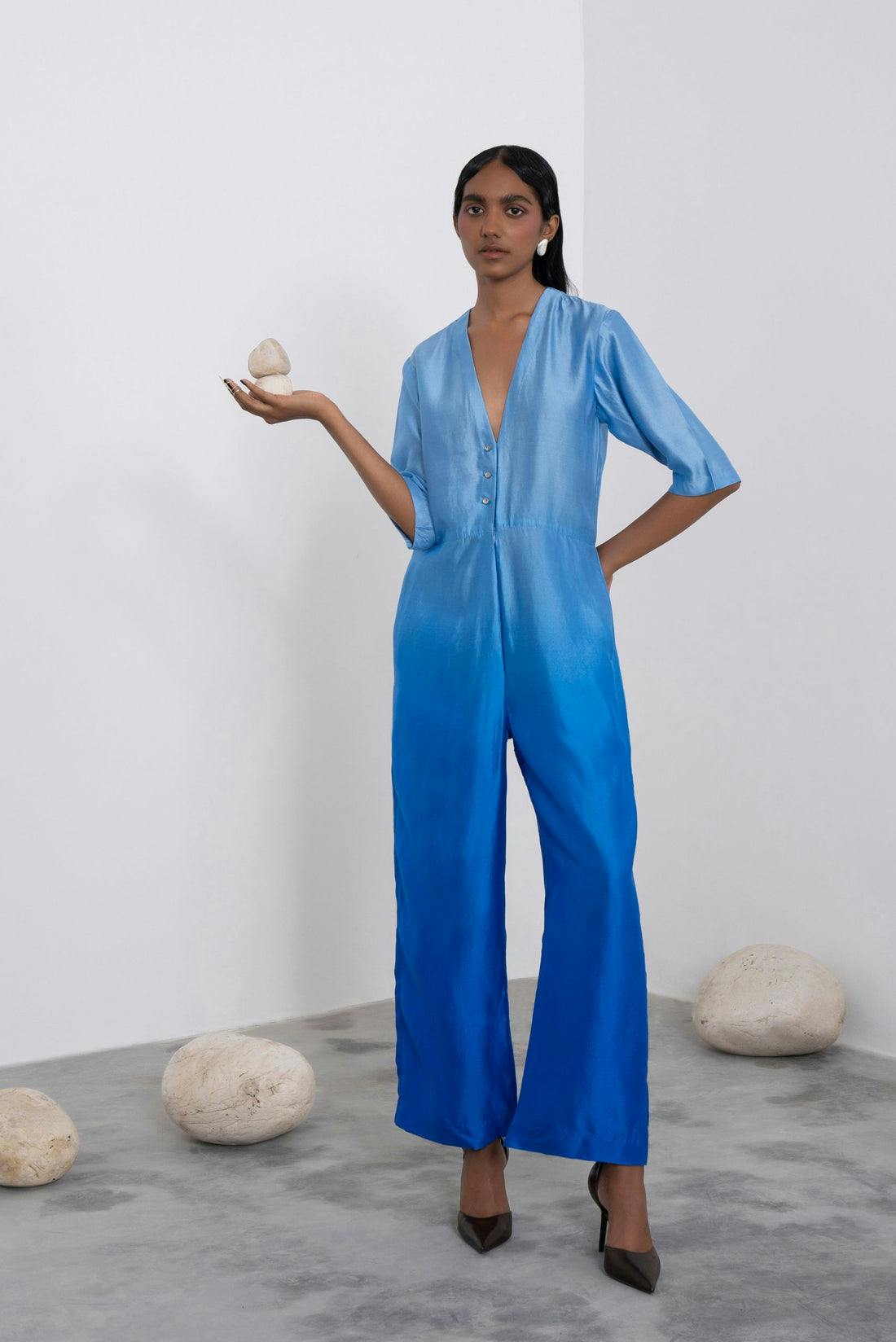 Thumbnail preview #0 for Ombre Boxy Jumpsuit