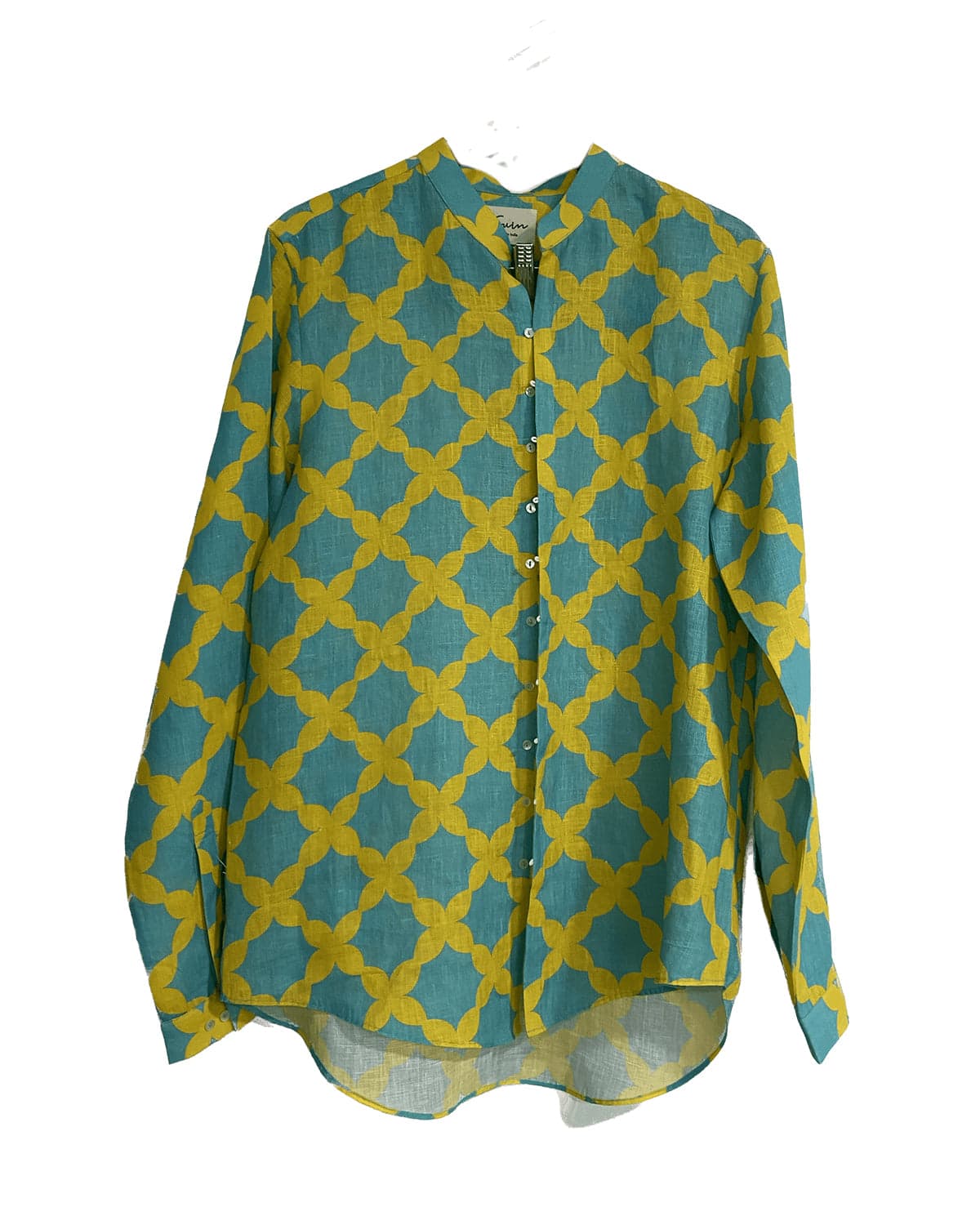 Thumbnail preview #7 for BOYFRIEND SHIRT IN MESH PRINT