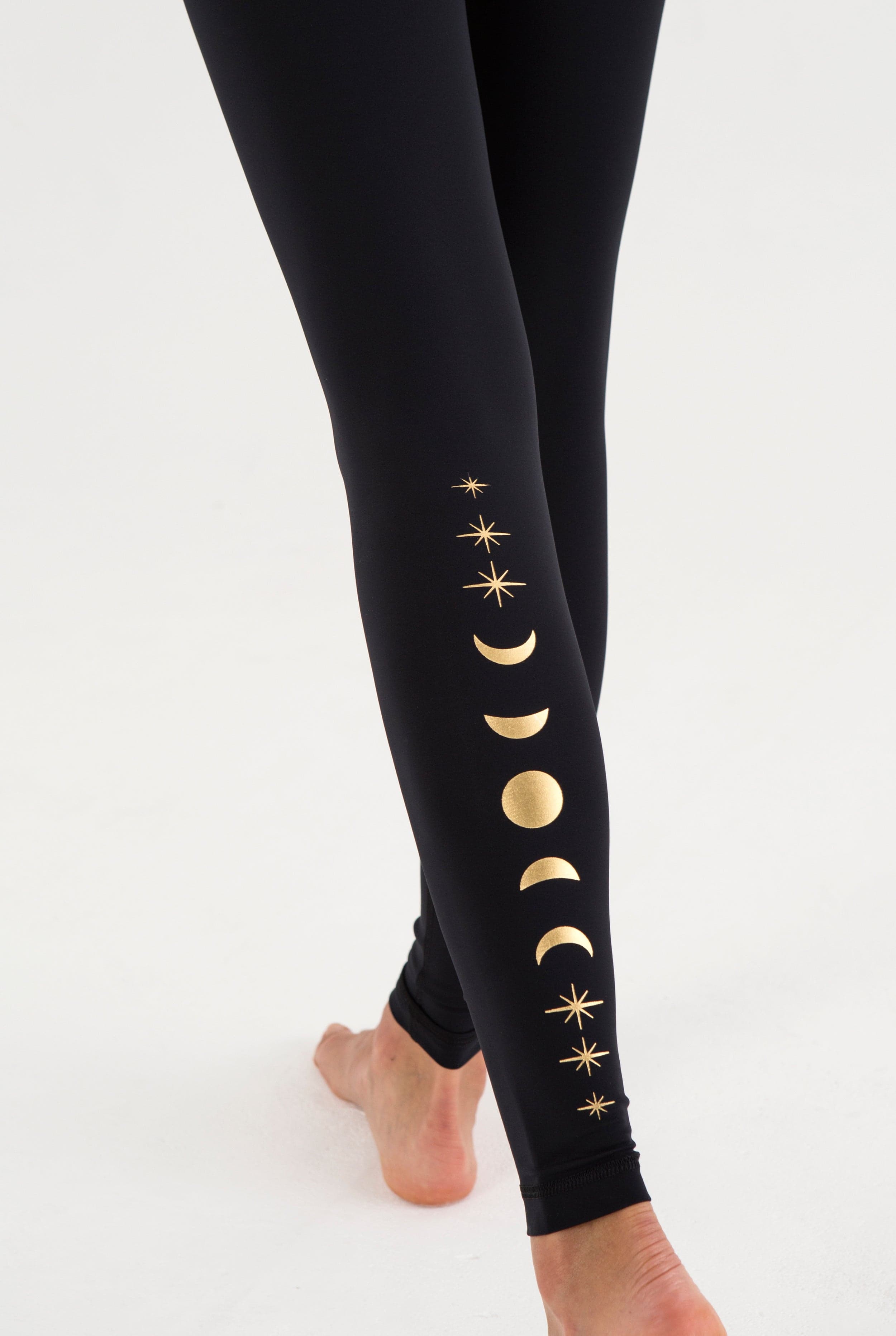 Thumbnail preview #3 for Moon & Stars Black Leggings