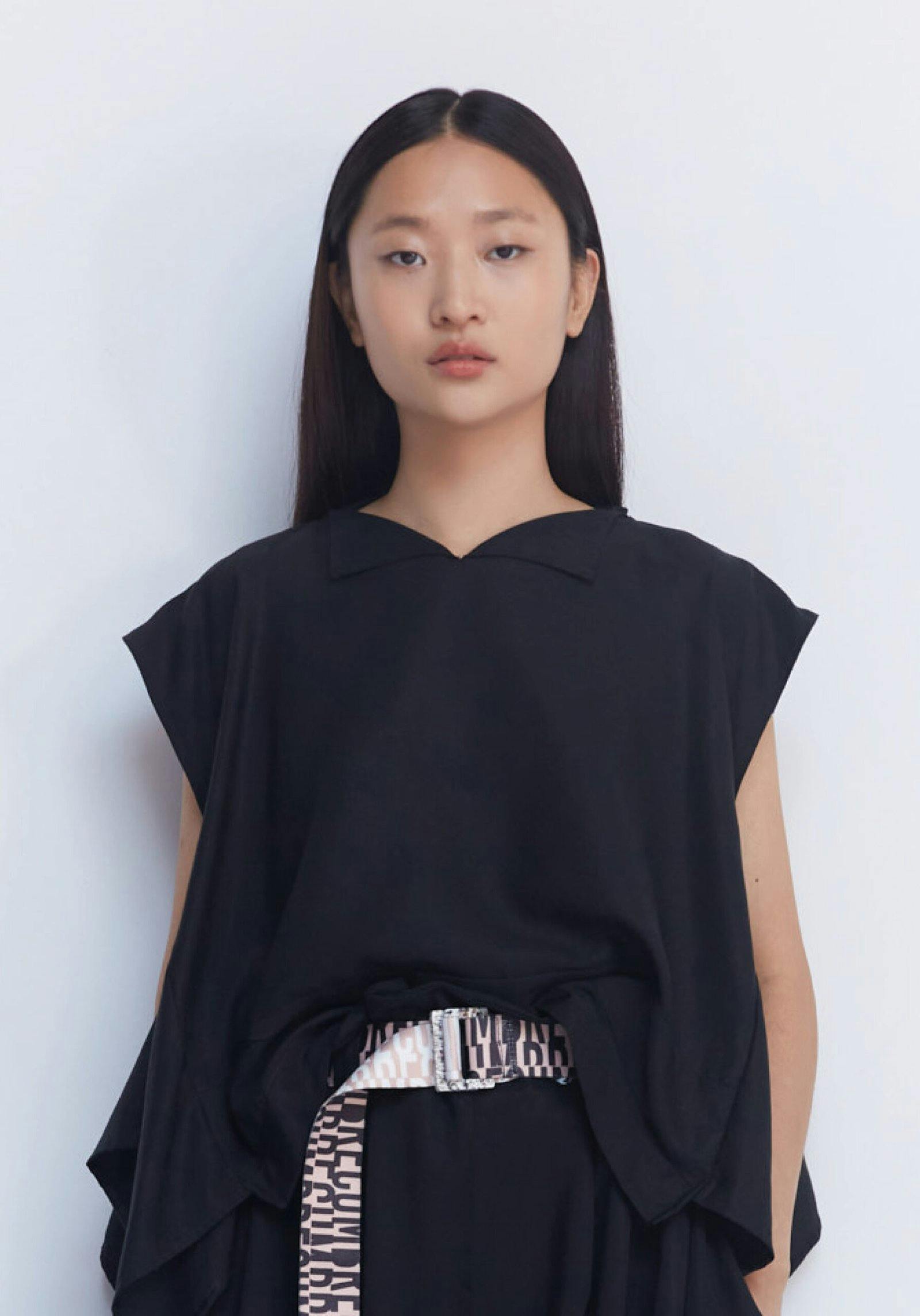 Zero Waste Loose fit Top: Item 007 Black, a product by Studio cumbre