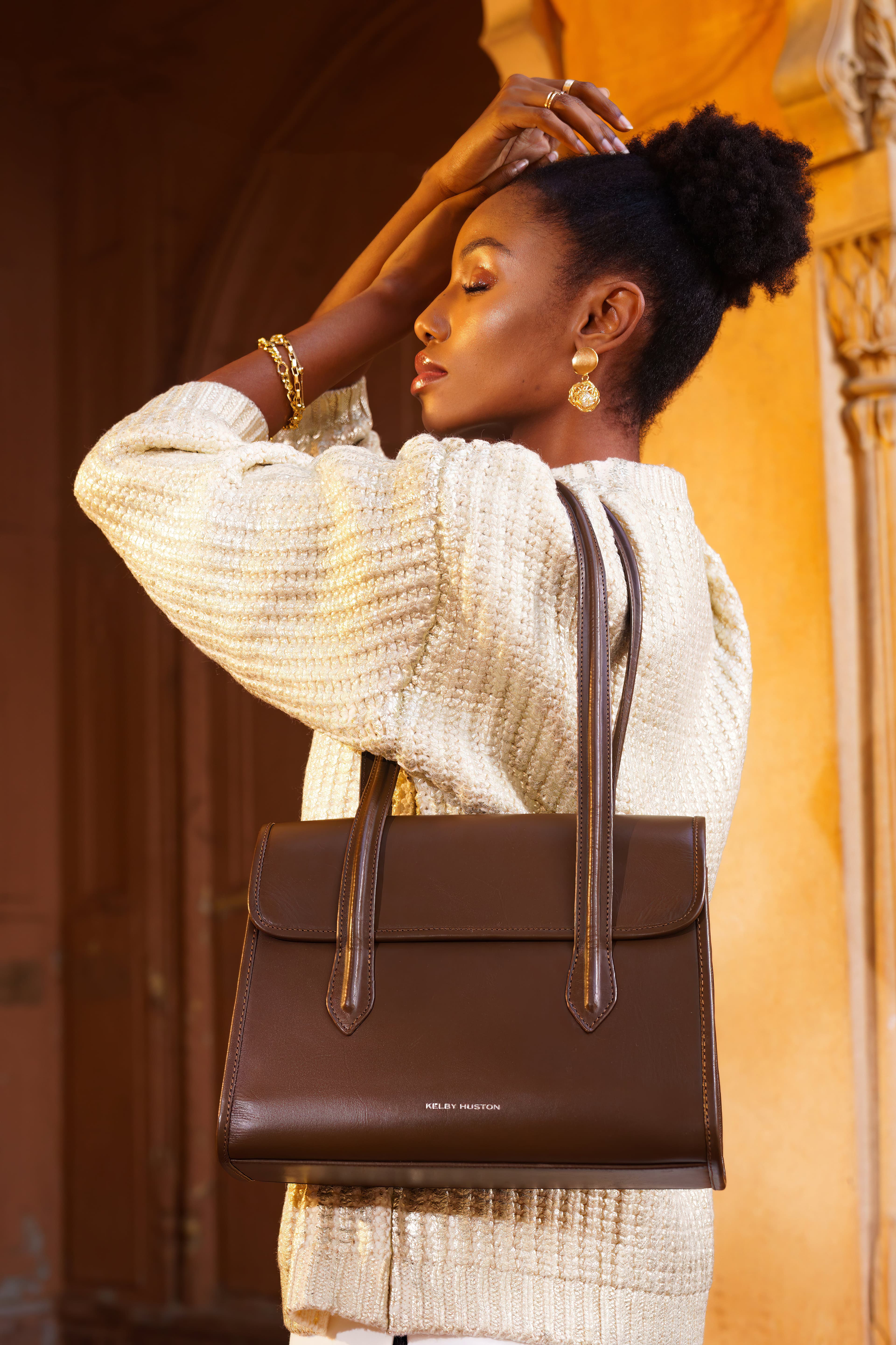 Thumbnail preview #0 for Edana Shoulder Bag - BROWN