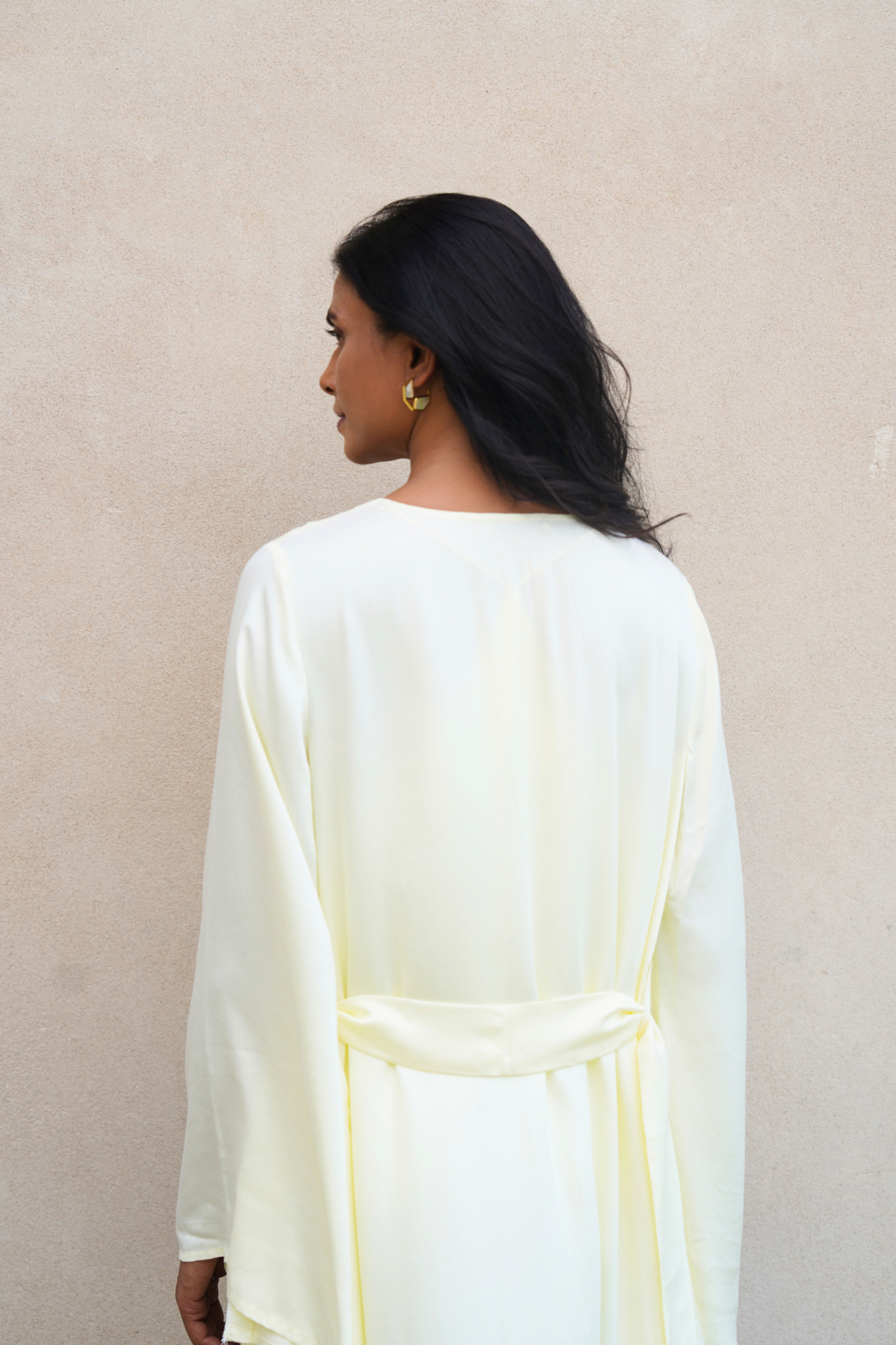 Thumbnail preview #2 for Ivory Yellow Robe