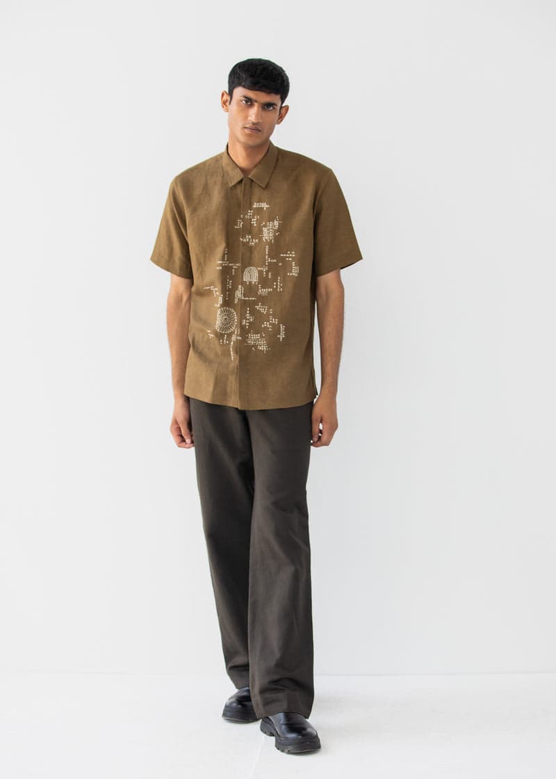 TRAIL DUST HALF-SLEEVED SHIRT, a product by Country Made