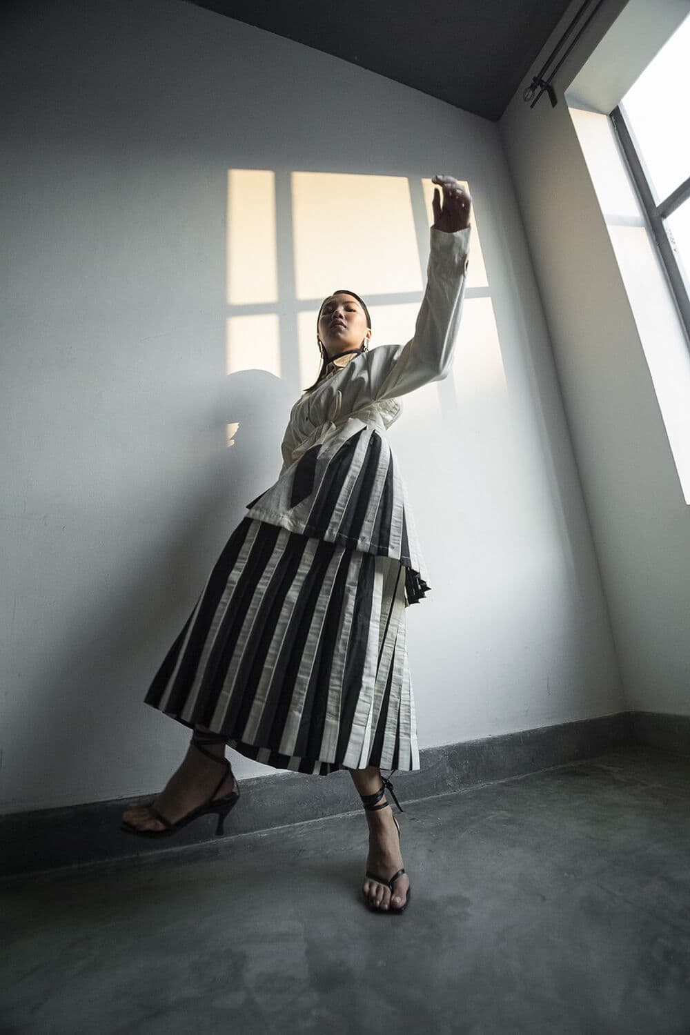 Thumbnail preview #1 for Organic Cotton Pleated Coordinate Set