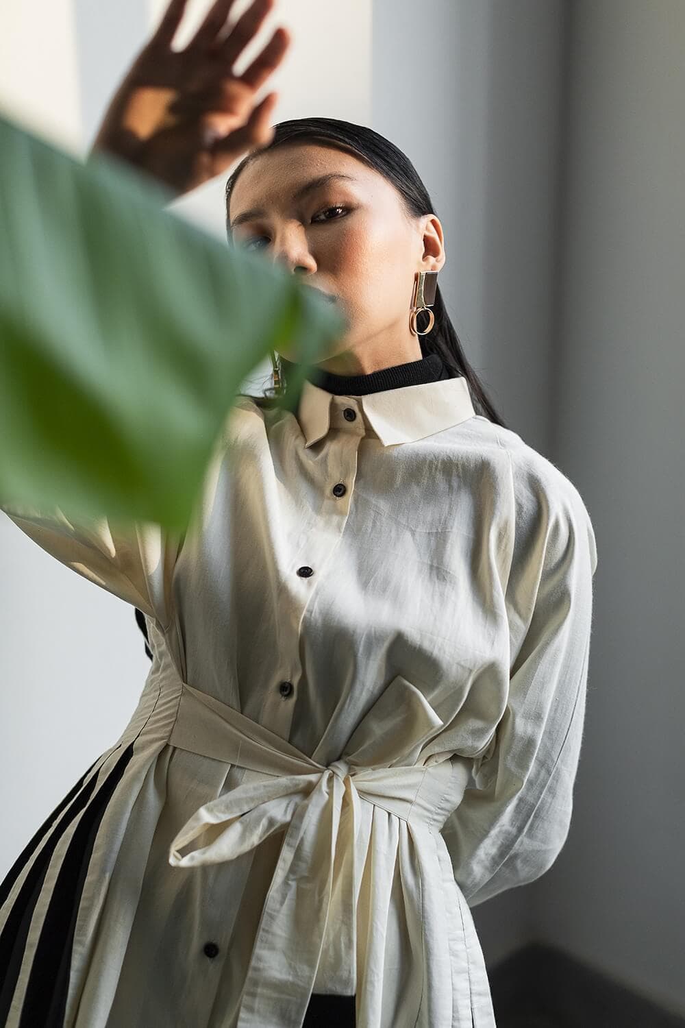 Thumbnail preview #2 for Organic Cotton Pleated Coordinate Set