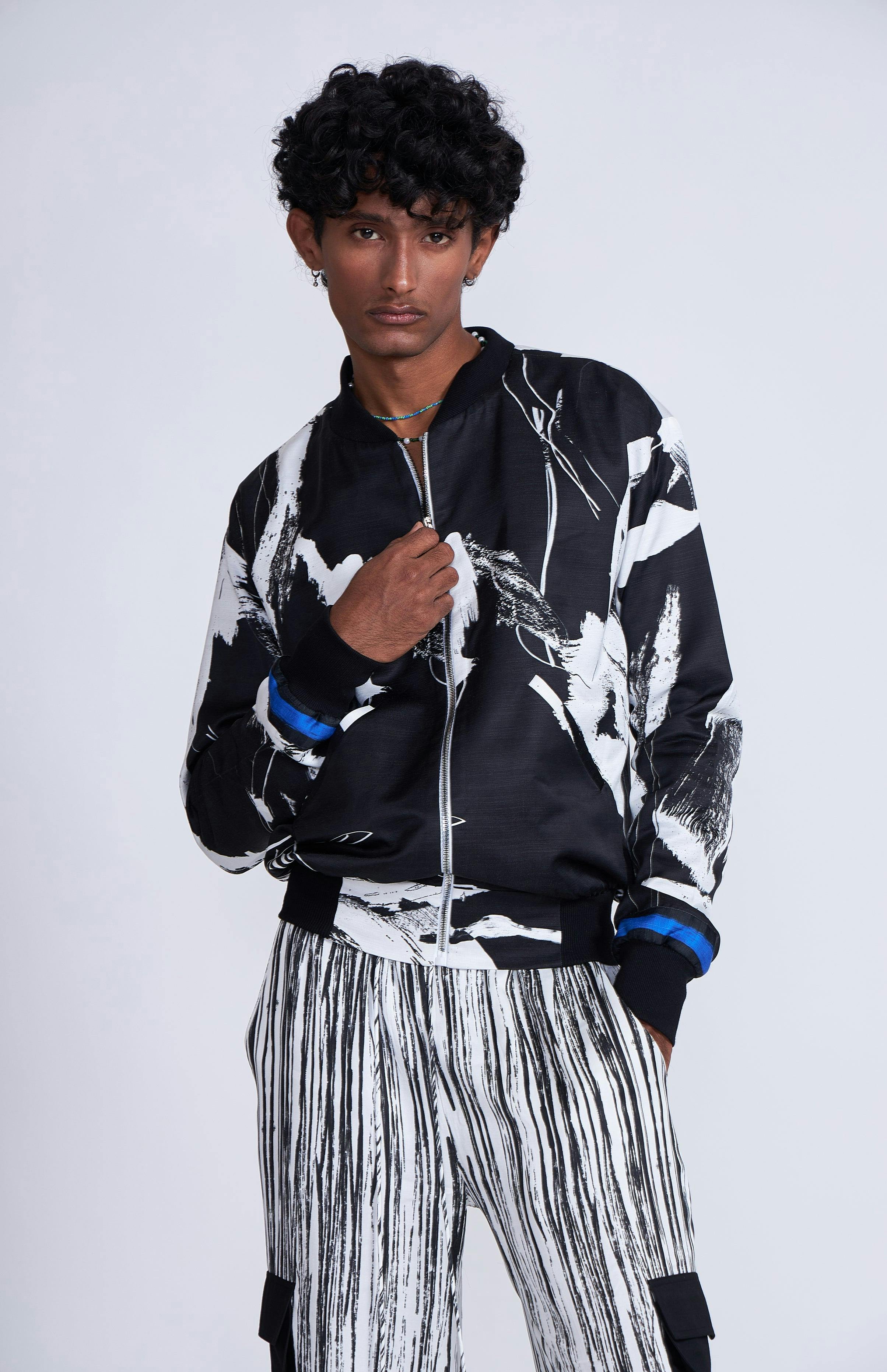 Tazaki Men's Bomber Jacket, a product by Advait India