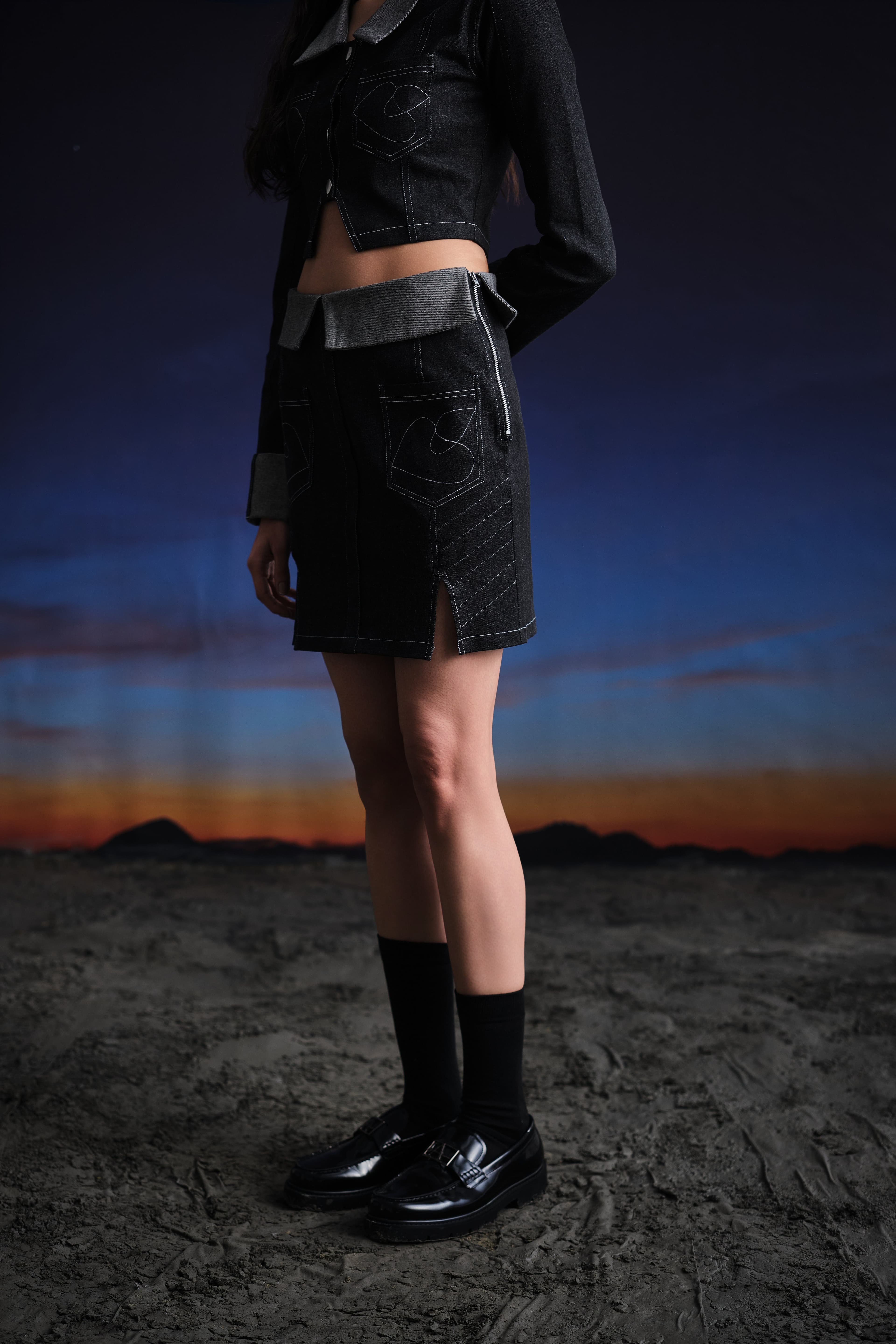 Thumbnail preview #7 for Deconstructed Denim Set