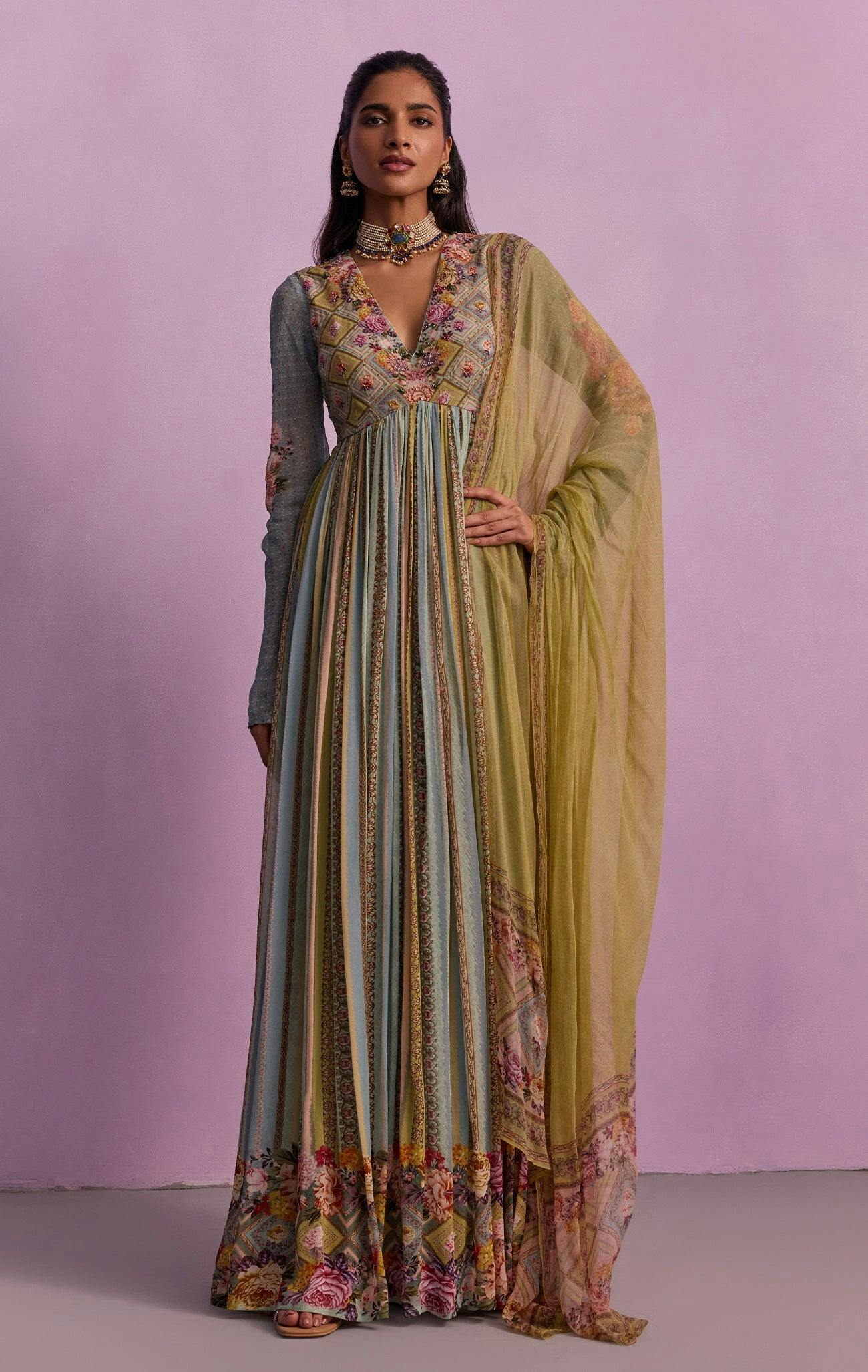 Riah Anarkali Set, a product by Kalista