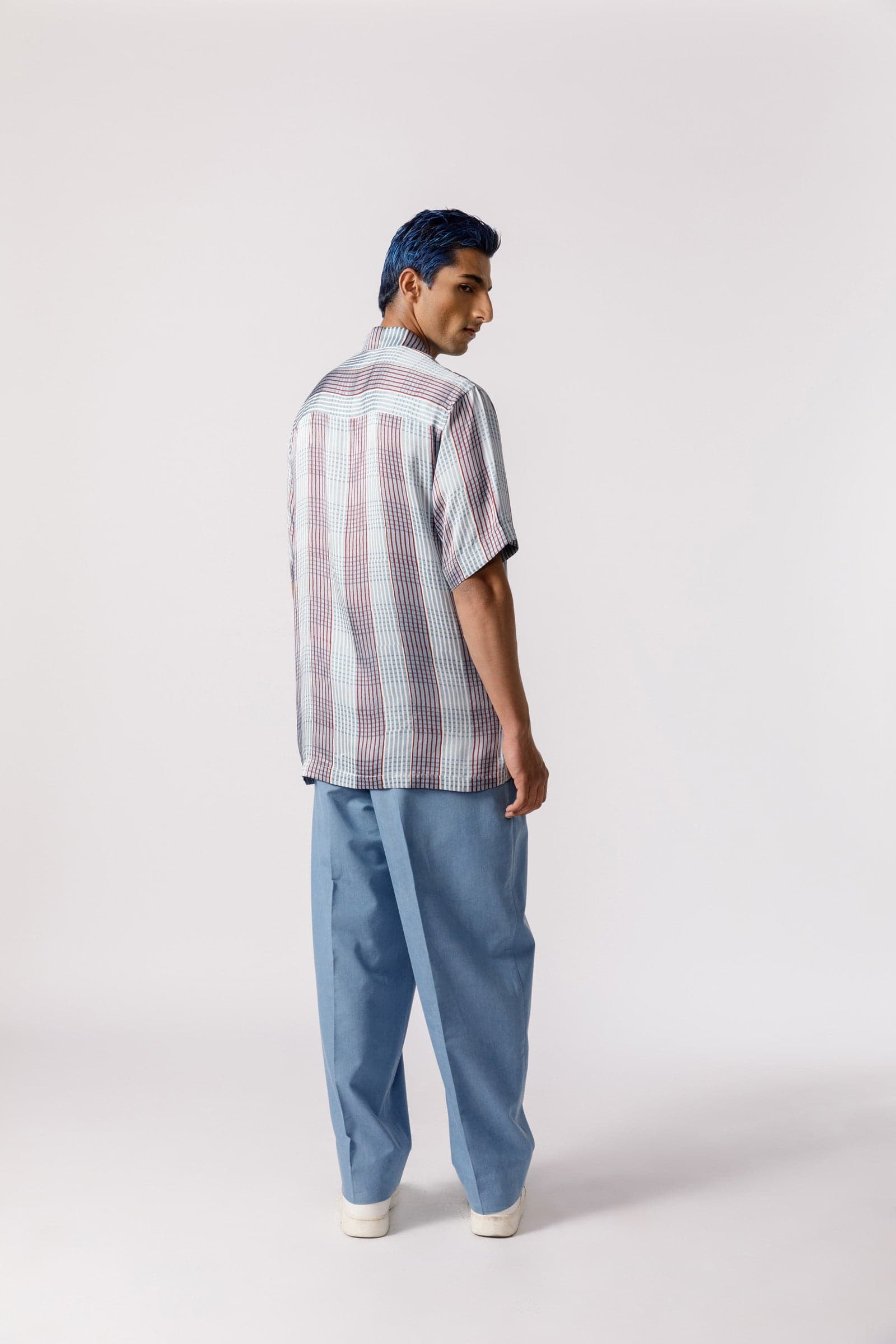 Thumbnail preview #3 for Checkered breeze resort shirt