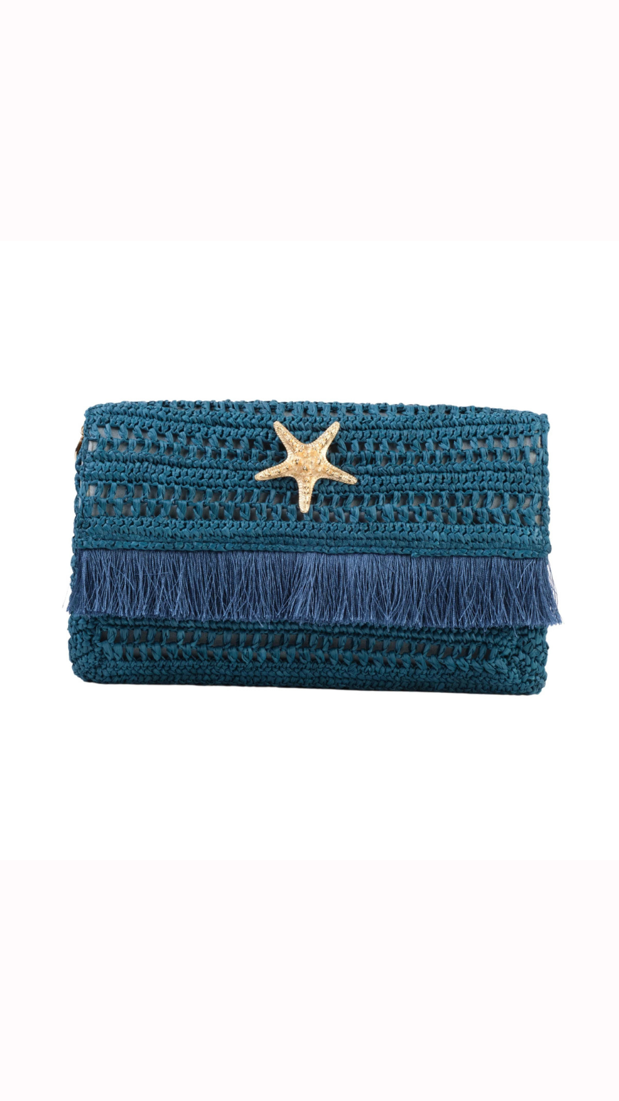 Thumbnail preview #4 for Slim Real Raffia Clutch