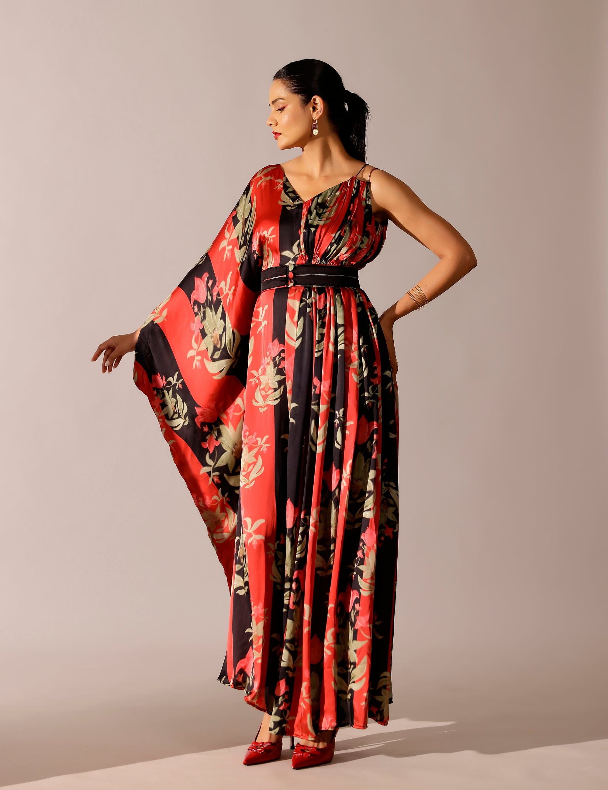 Manek asymmetric gown, a product by Studio Surbhi