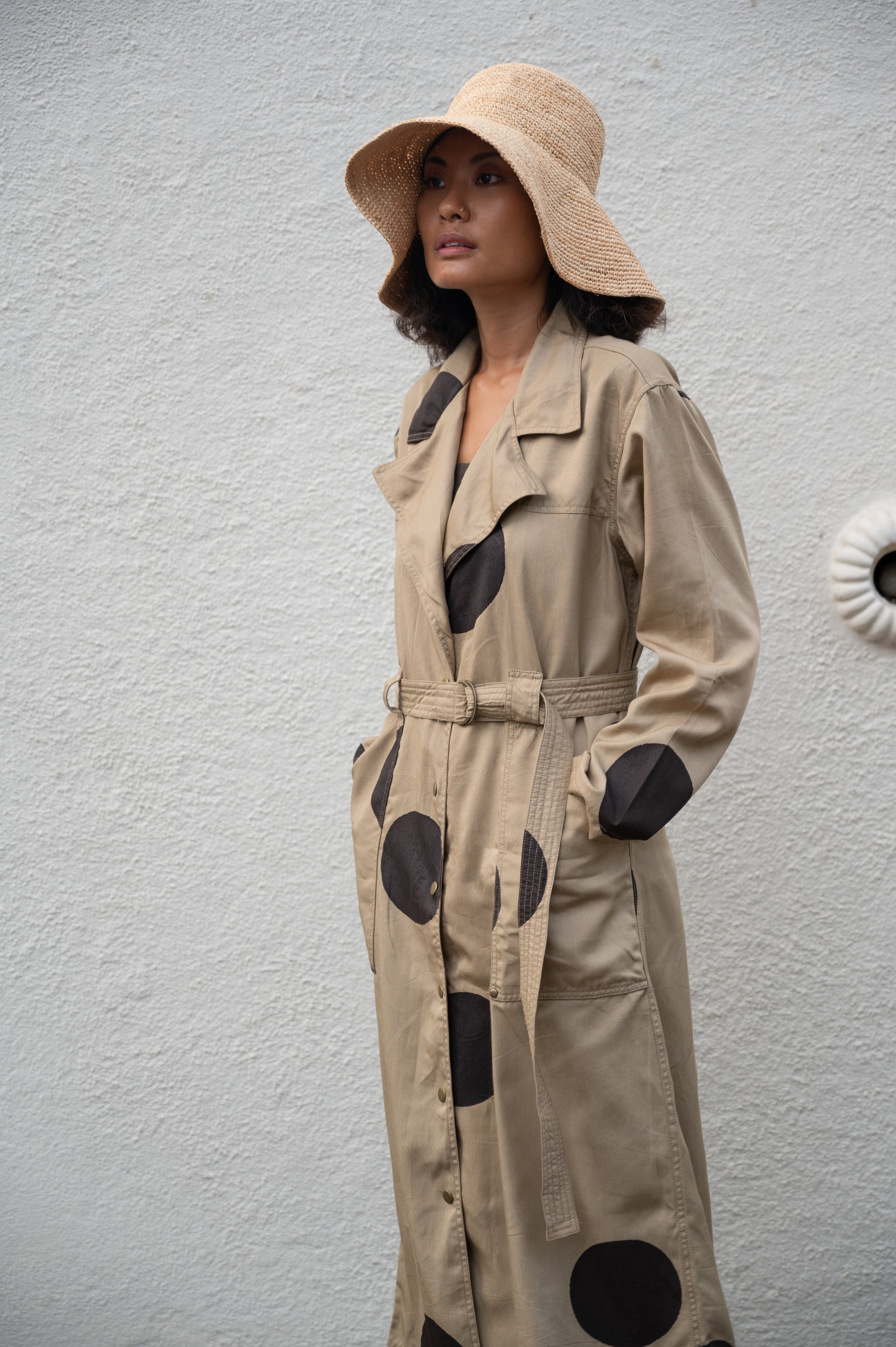 Thumbnail preview #6 for Summer Trench Coat- Printed