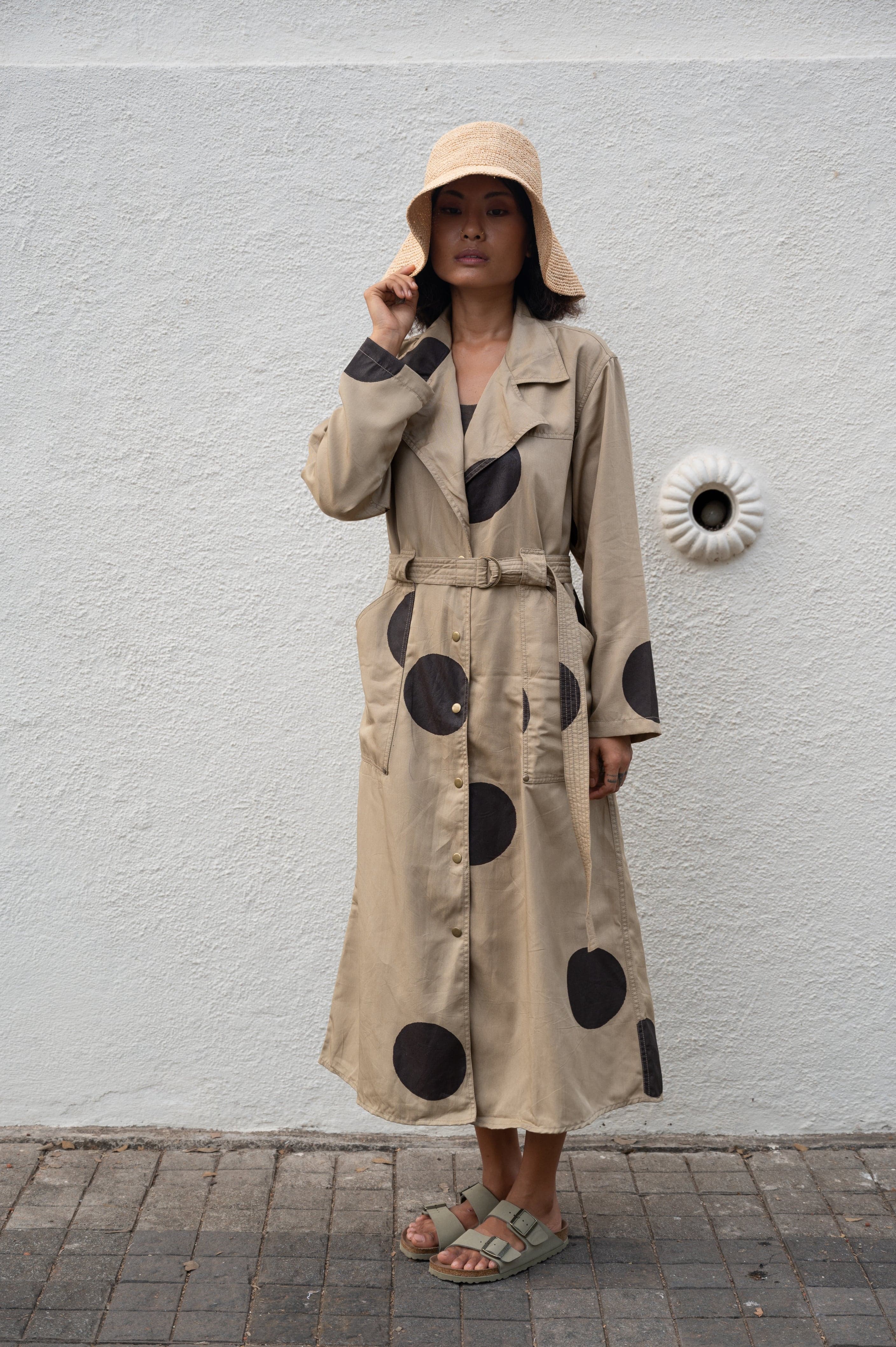 Thumbnail preview #8 for Summer Trench Coat- Printed