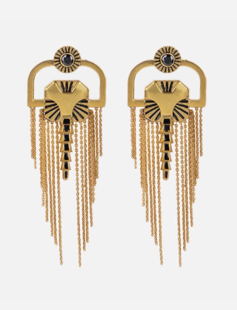 Thumbnail preview #0 for Equinox Earrings in Gold