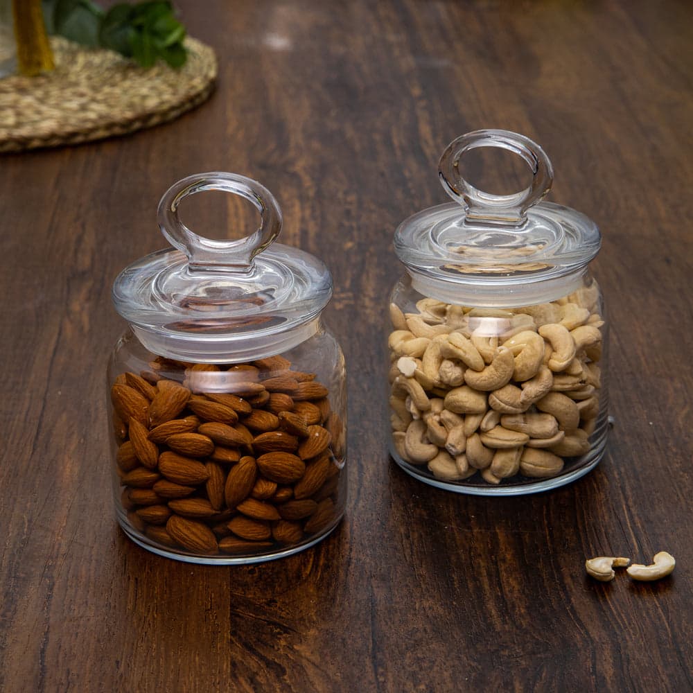 Thumbnail preview #1 for Glass Jar with Halo lid - Small