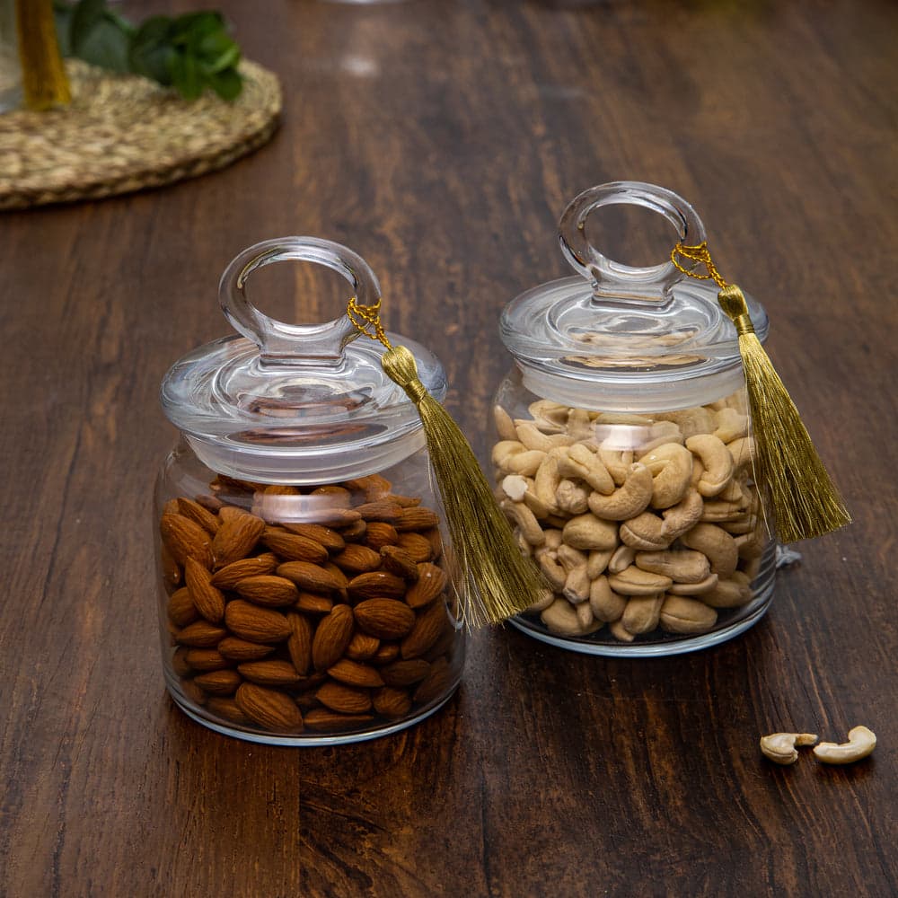 Glass Jar with Halo lid - Small, a product by The Table Company