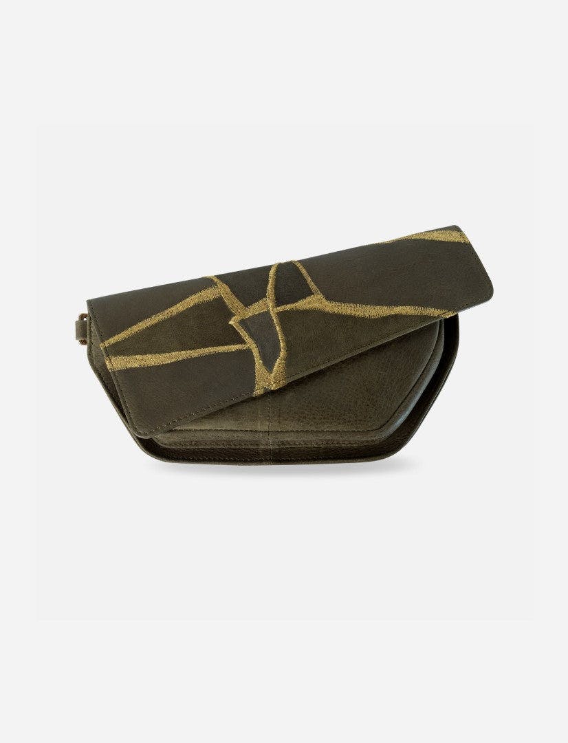 Shiatsu Cross Body in Olive, a product by Econock