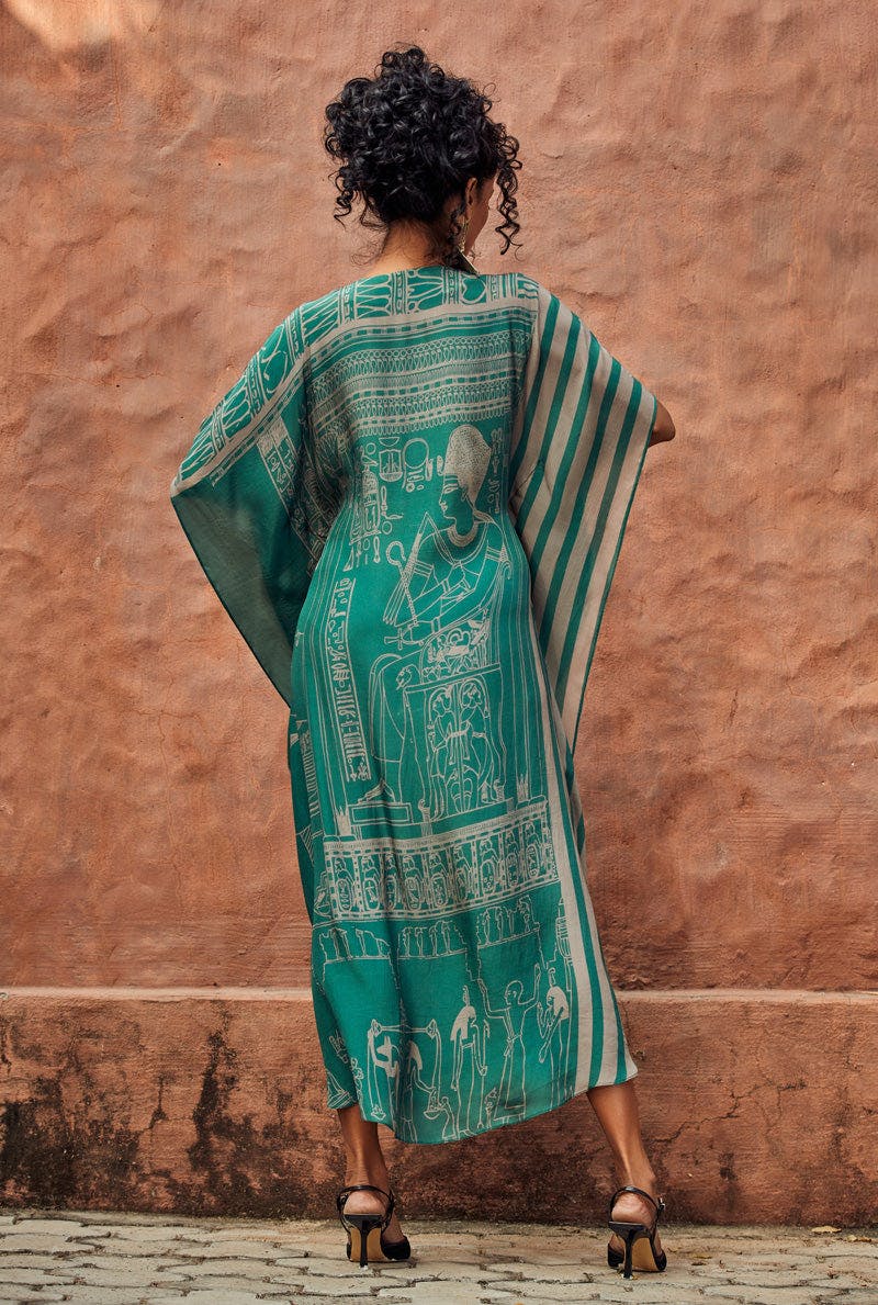 Thumbnail preview #1 for Teal Kaftan