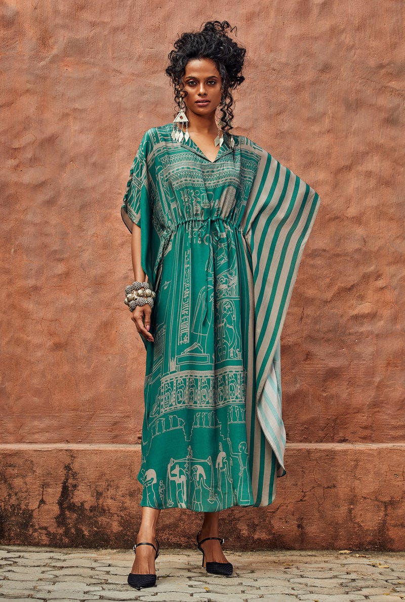 Teal Kaftan, a product by Nautanky