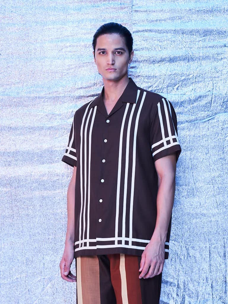 Half Sleeve Resort Shirt, a product by Line Outline