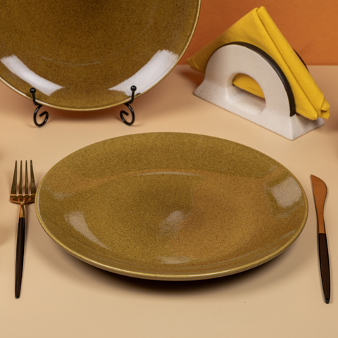 Thumbnail preview #2 for Golden Color Dinner Set - Set of 8