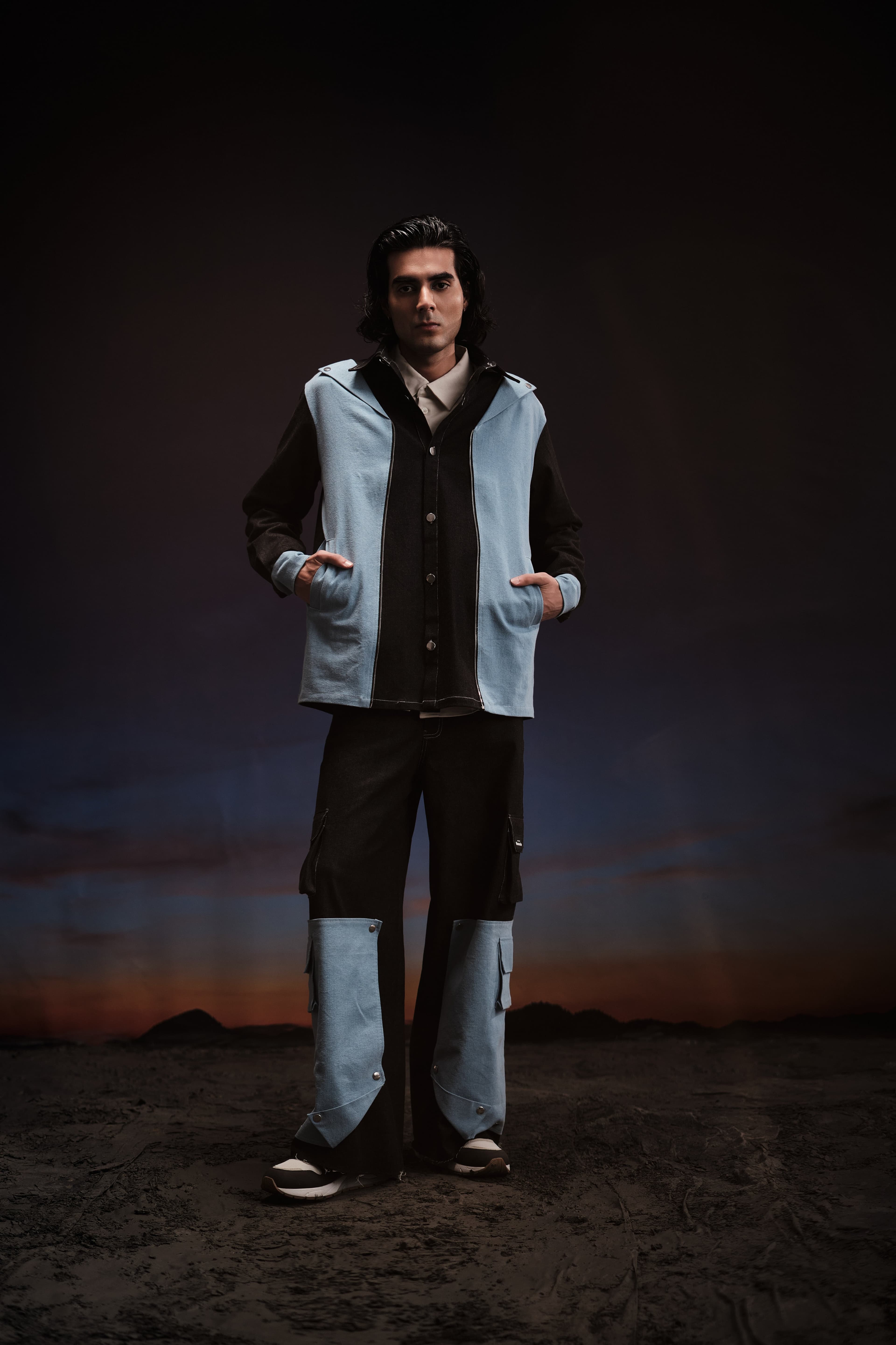 Thumbnail preview #5 for Half and Half Denim Jacket