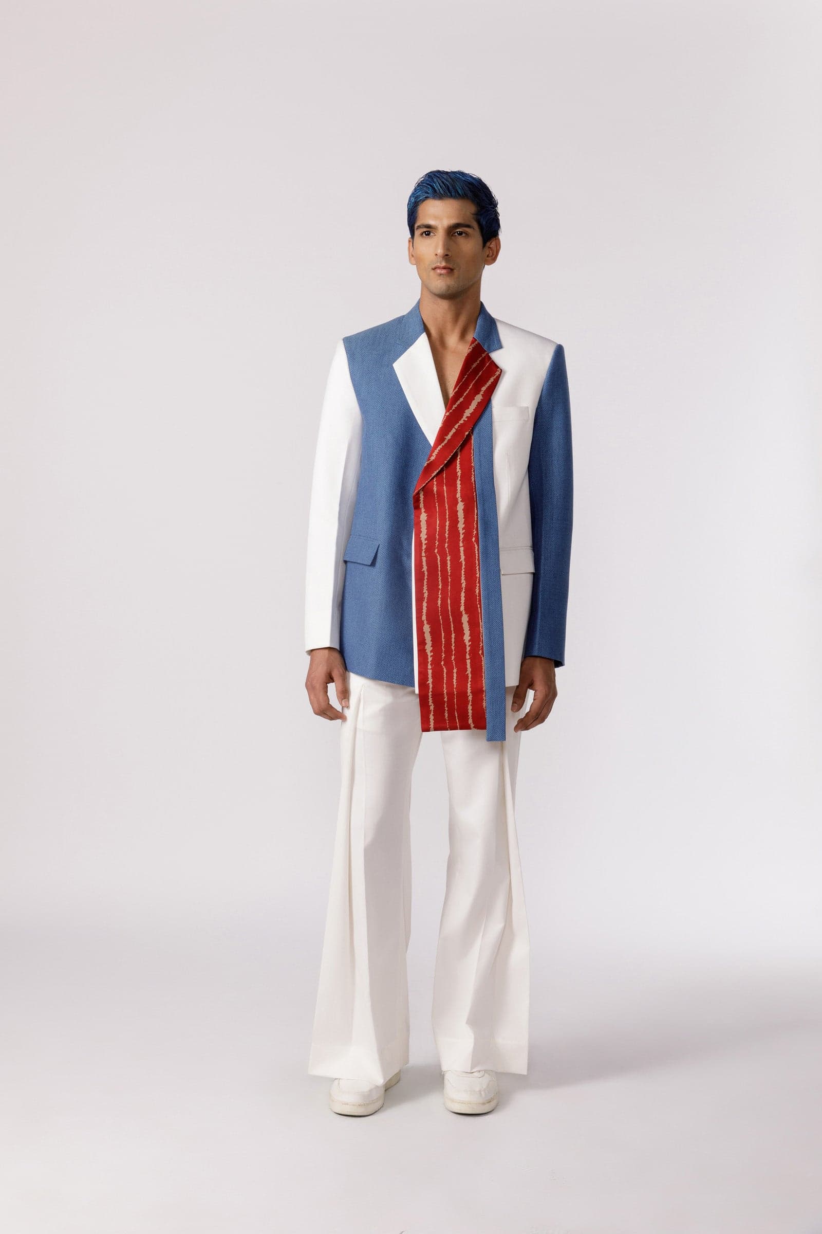 Thumbnail preview #4 for Dual textured blazer