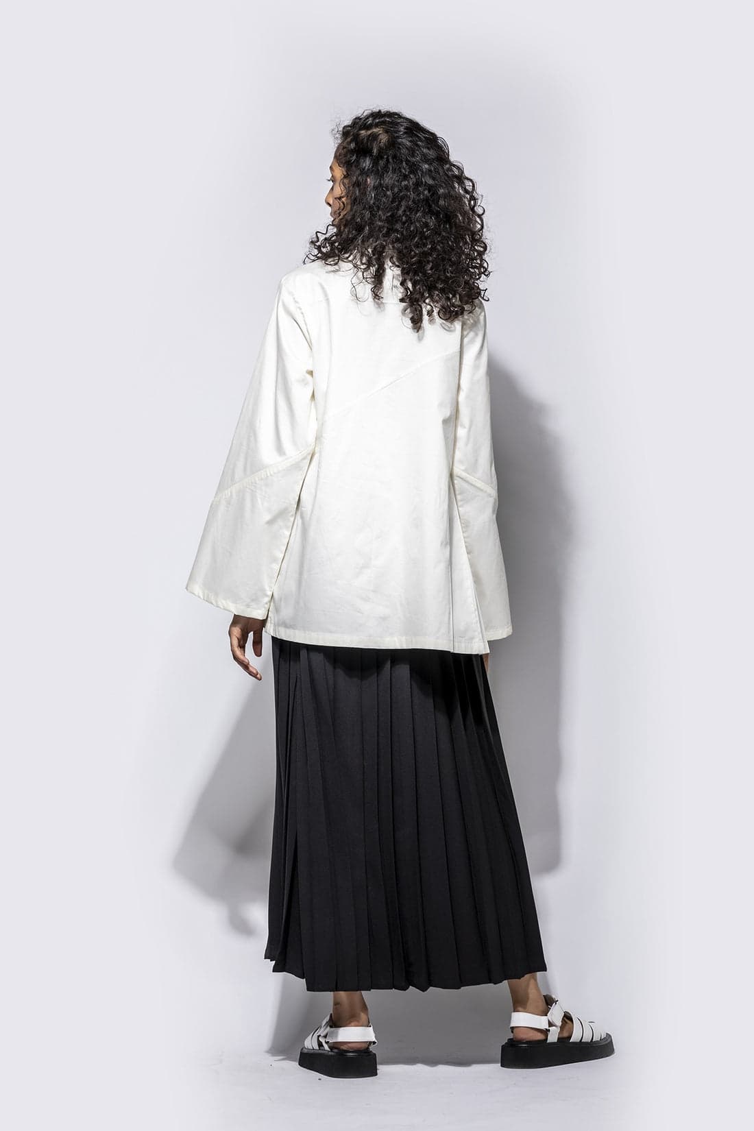 Thumbnail preview #1 for Panel Pleated Shirt