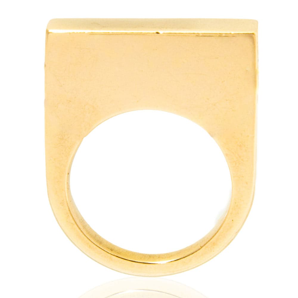 F-Kifuli Brass Ring, a product by Adele Dejak