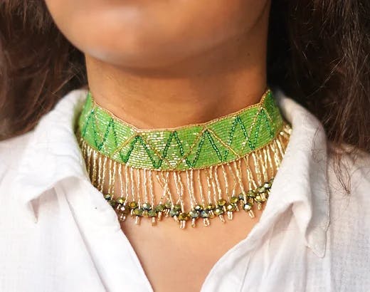 Jianna Choker Necklace, a product by Label Pooja Rohra