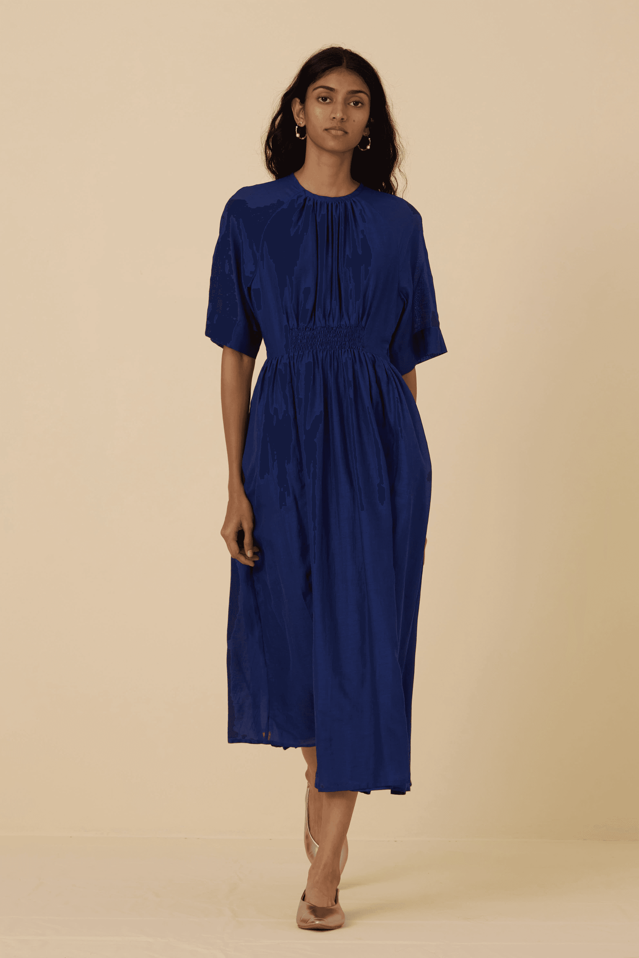 Parina Royal Blue Midi Dress, a product by The Summer House