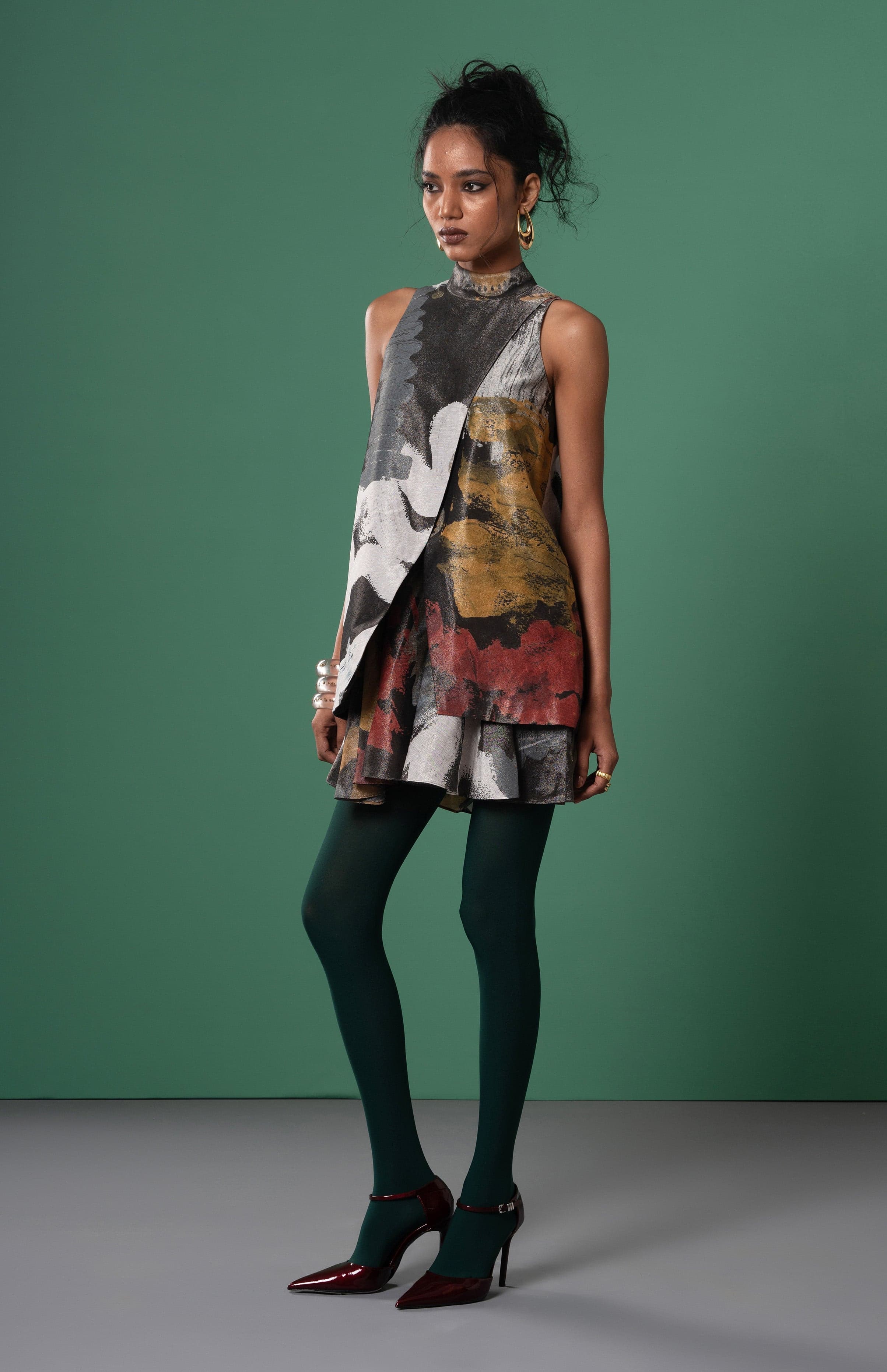 Thumbnail preview #1 for Ecru Short Dress