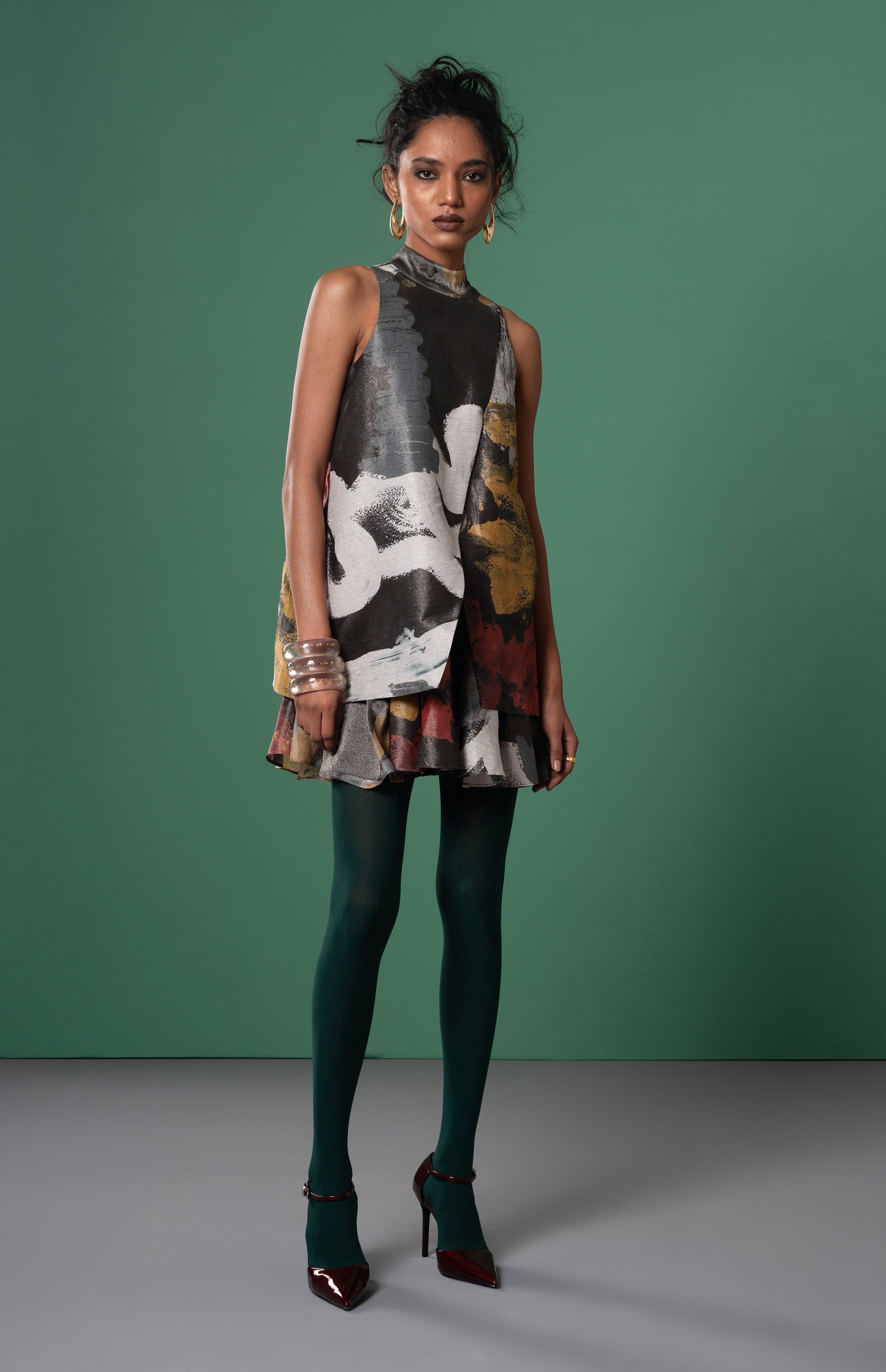 Ecru Short Dress, a product by Advait India