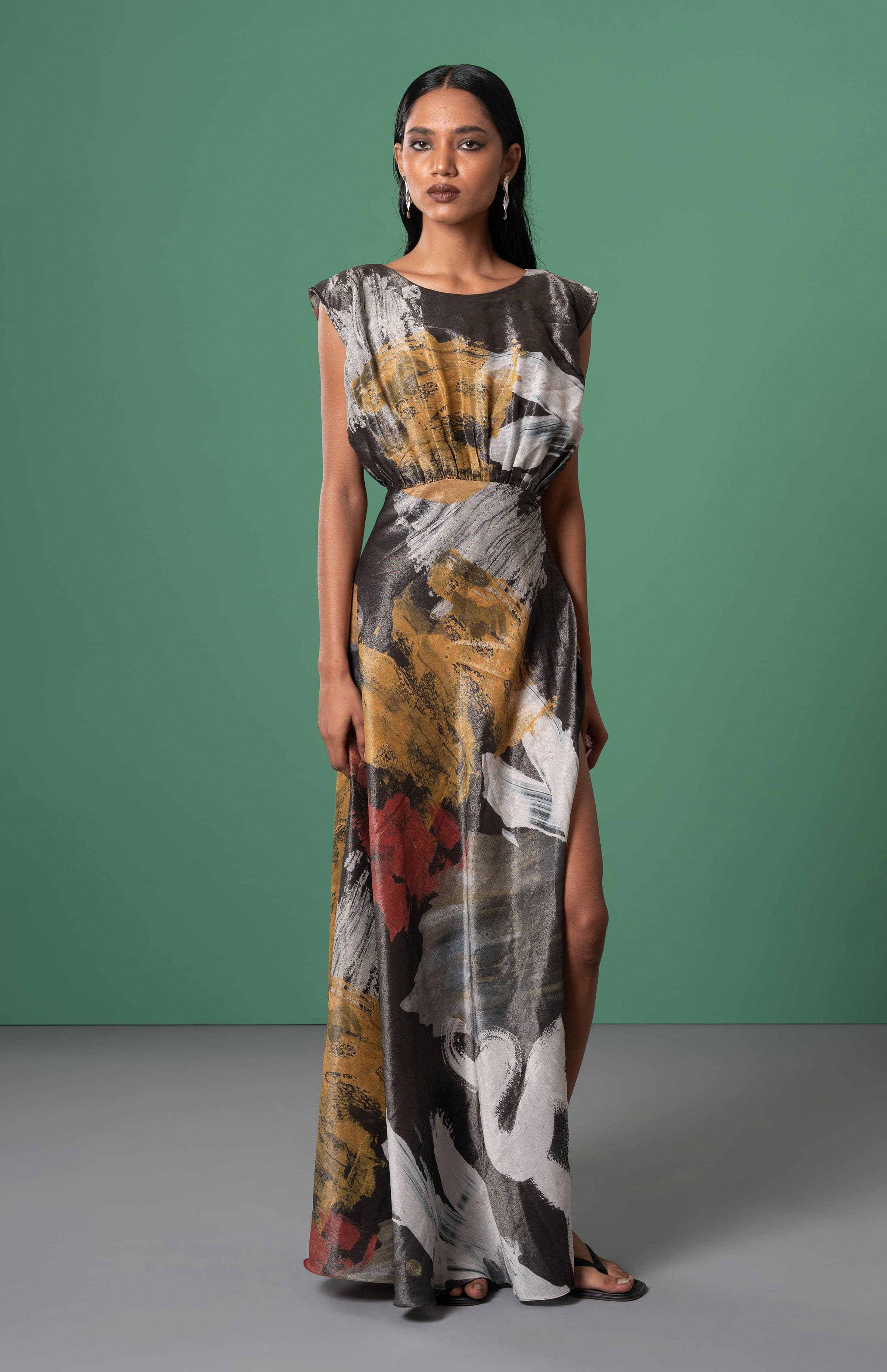 Ecru Maxi Dress, a product by Advait India
