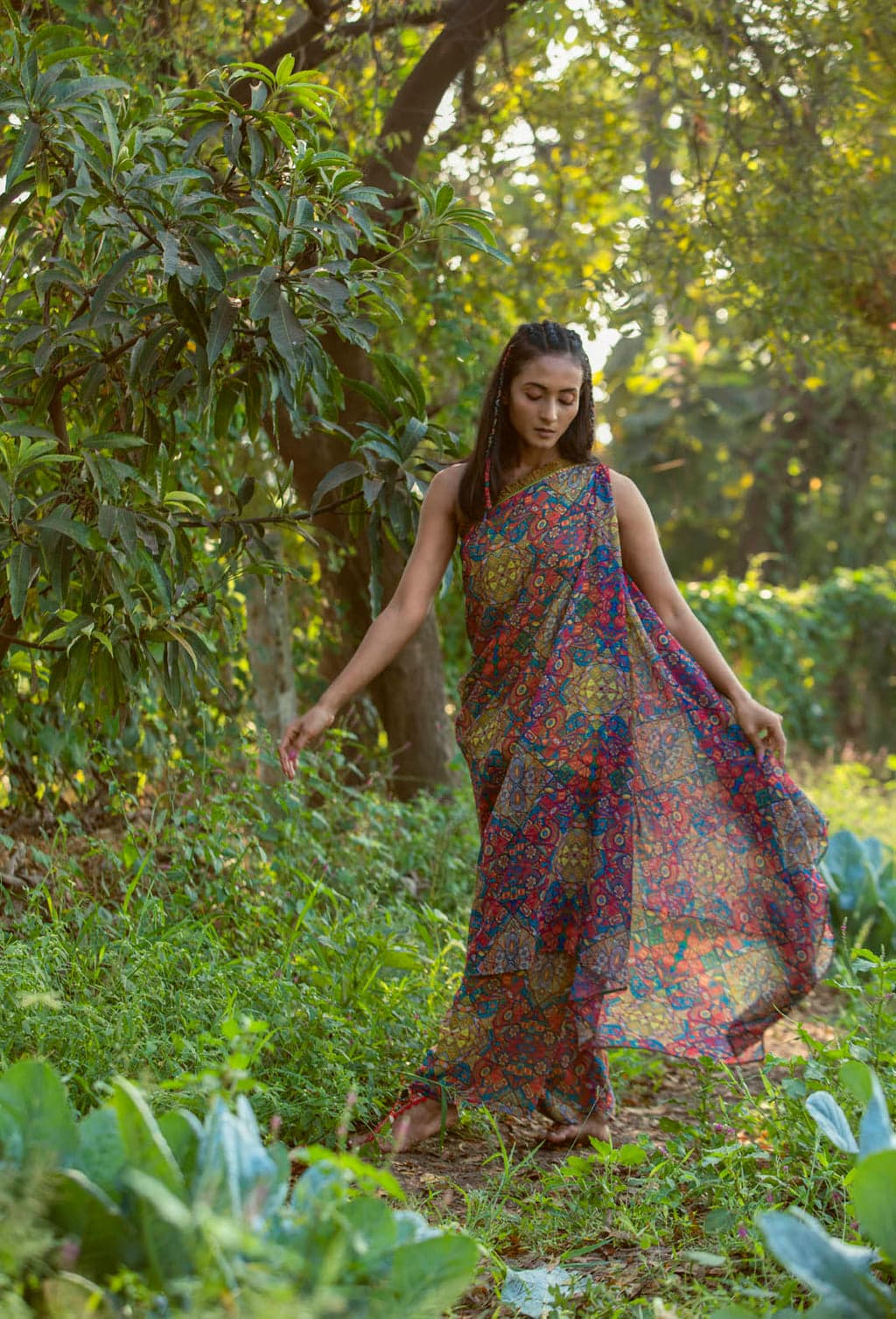 Kani Drape Tunic With Pants, a product by COEUR by Ankita Khurana