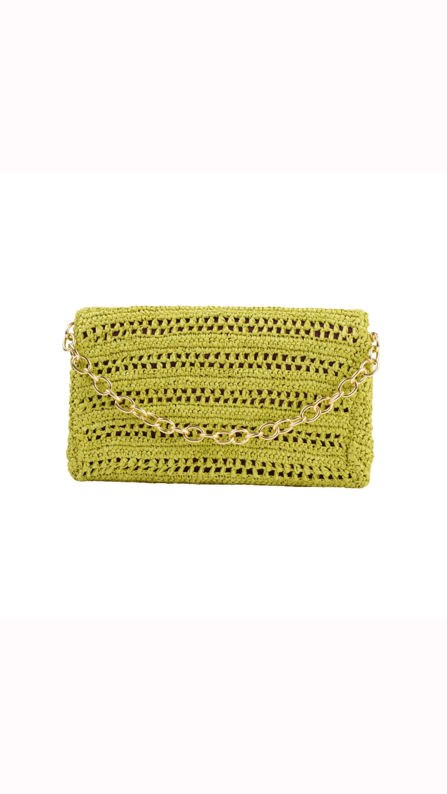 Thumbnail preview #3 for Slim Real Raffia Clutch