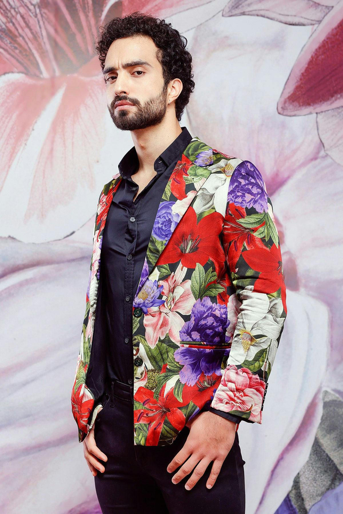 Printed Oversized Blazer, a product by Mahima Mahajan