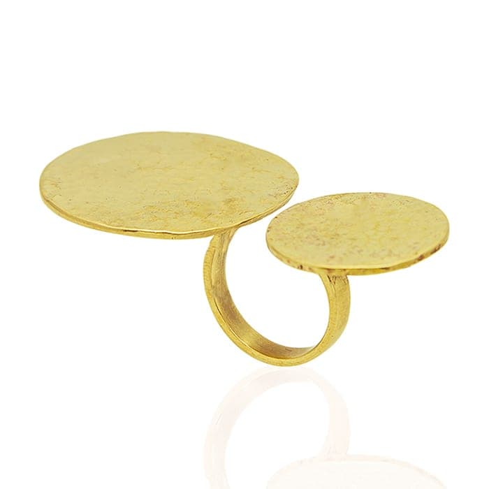 Thumbnail preview #2 for K-Dayo Hammered Ring